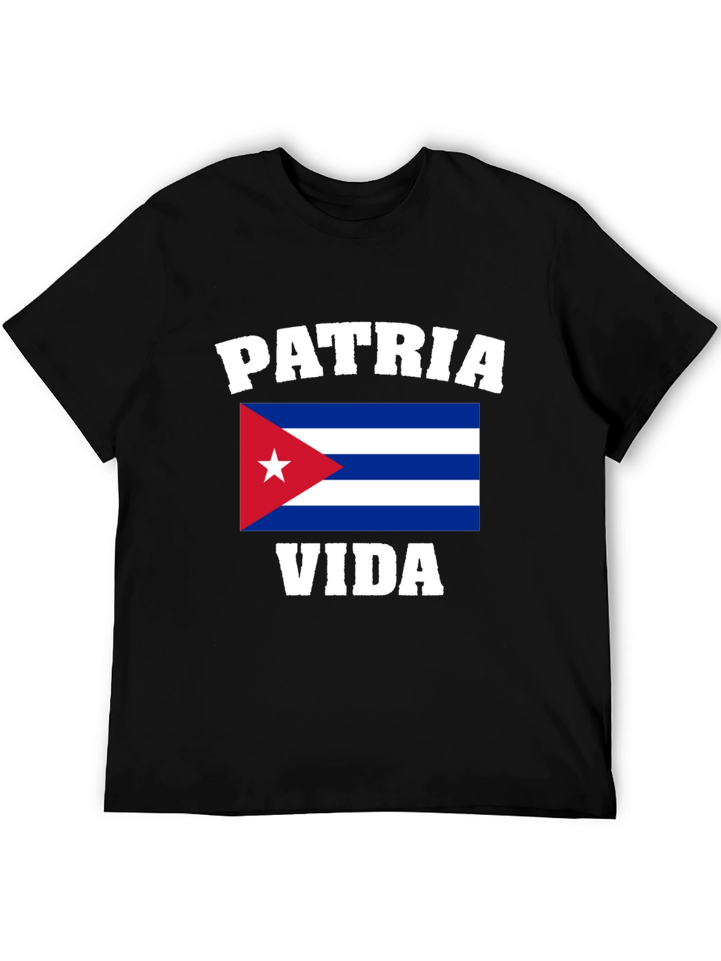 Patria y Vida Cuba Flag Graphic T-Shirt