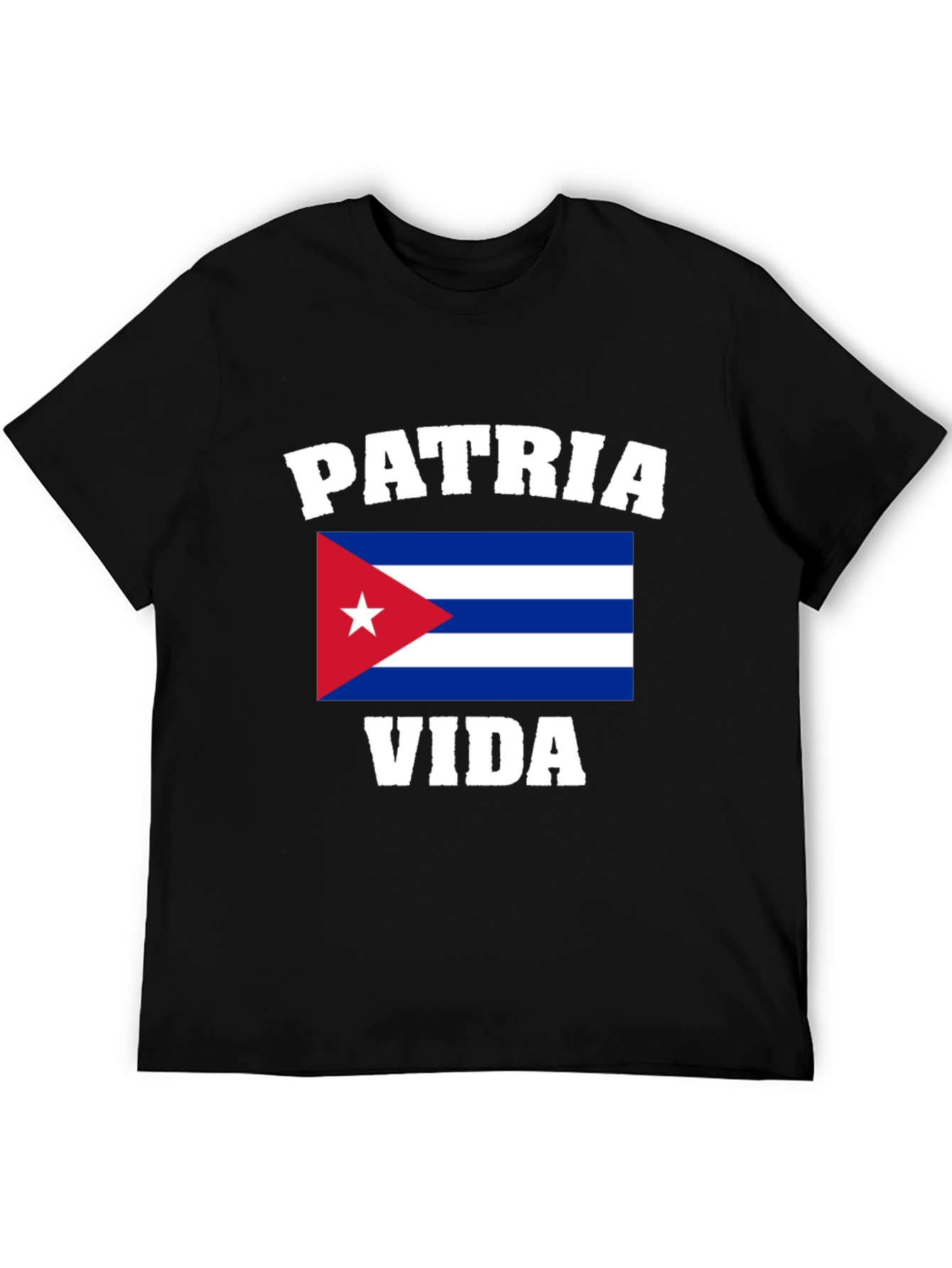 Patria y Vida Cuba Flag Graphic T-Shirt