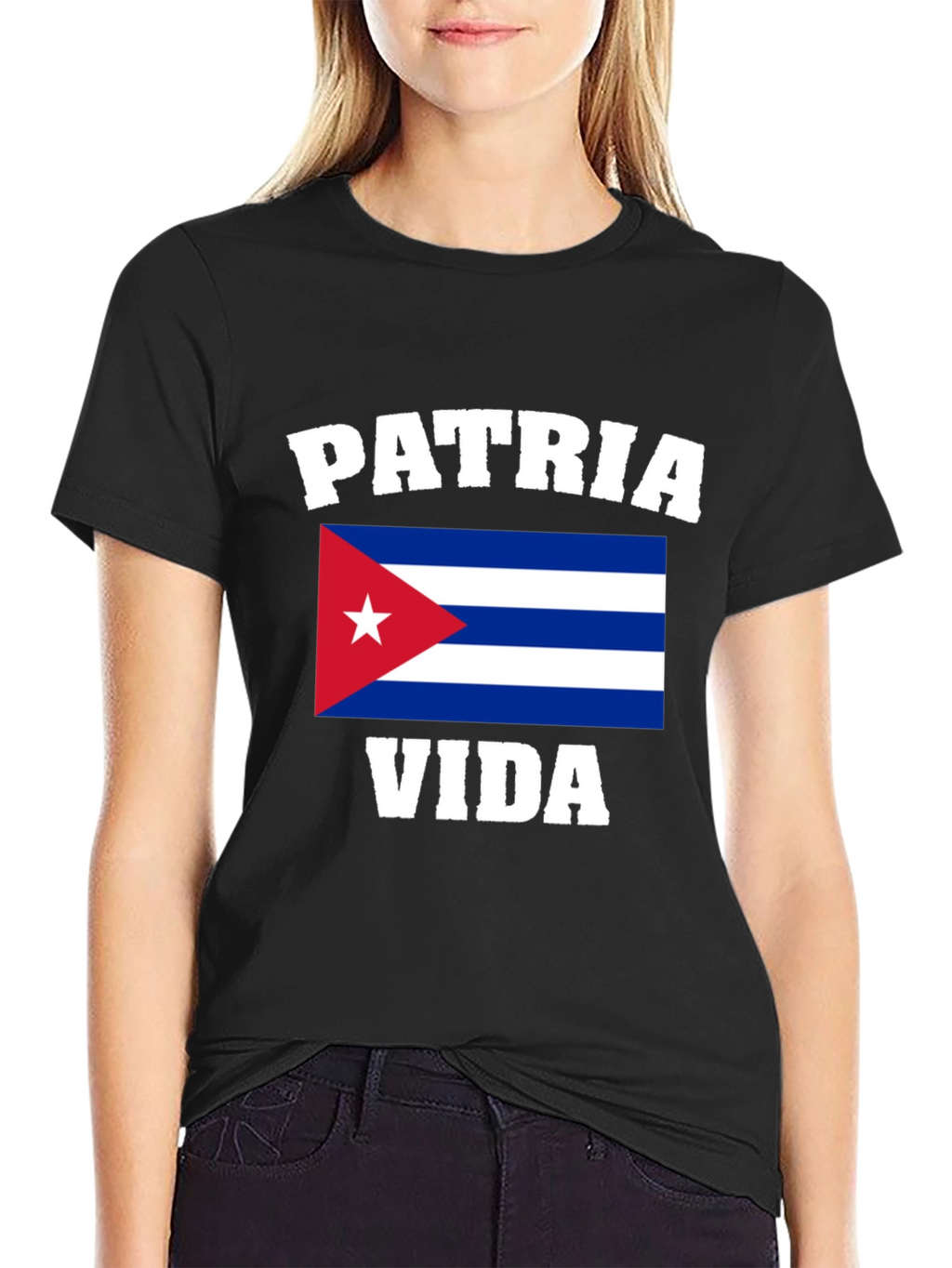 Patria y Vida Cuba Flag Graphic T-Shirt