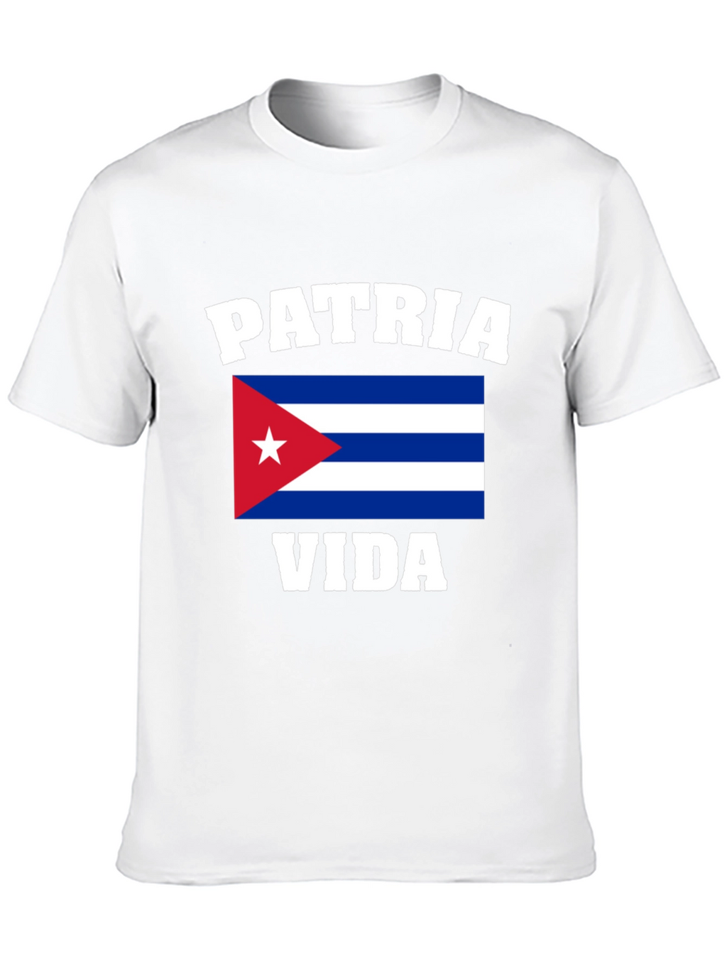Patria y Vida Cuba Flag Graphic T-Shirt