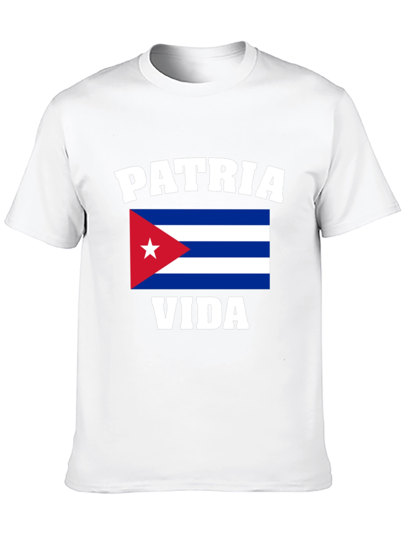 Patria y Vida Cuba Flag Graphic T-Shirt
