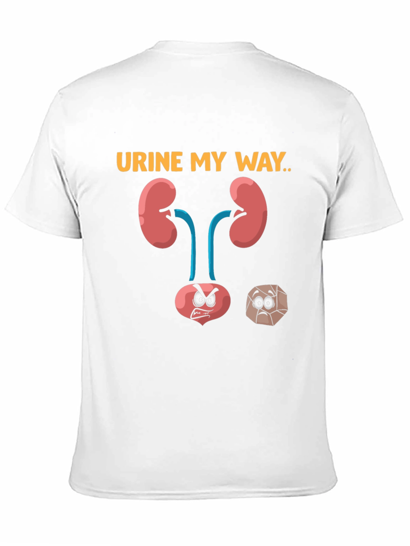 Urine My Way Funny Graphic T-Shirt