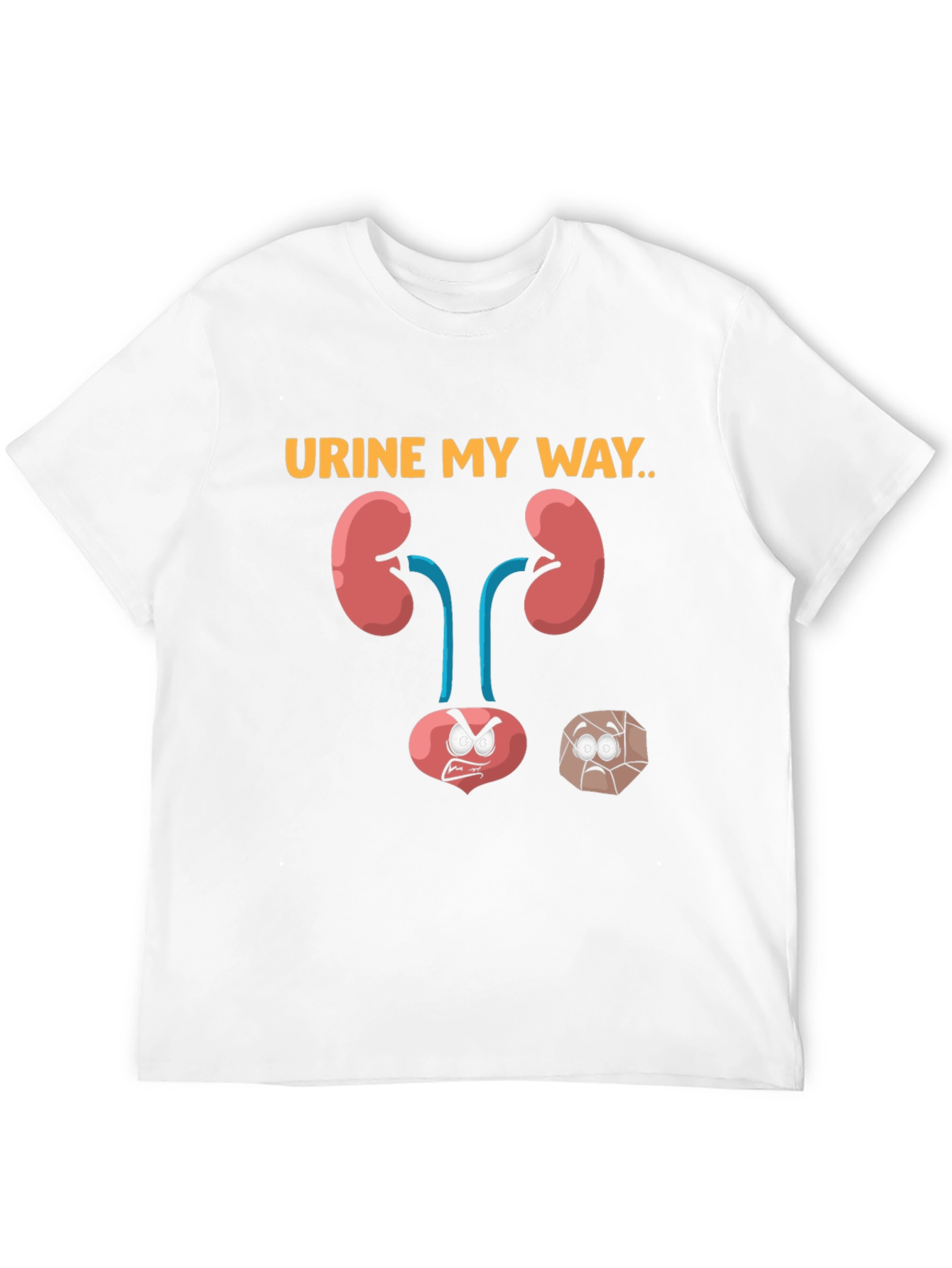 Urine My Way Funny Graphic T-Shirt