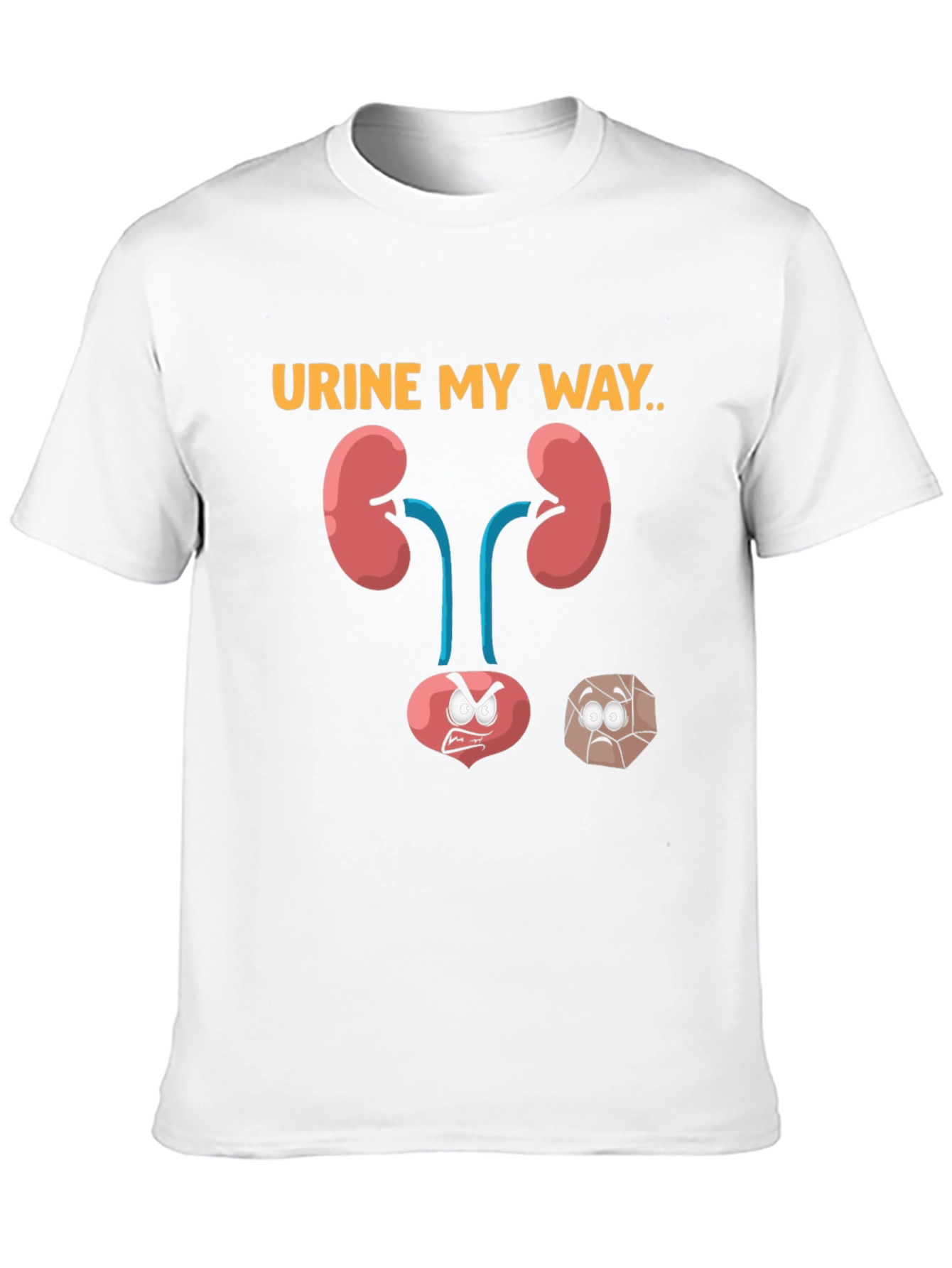 Urine My Way Funny Graphic T-Shirt