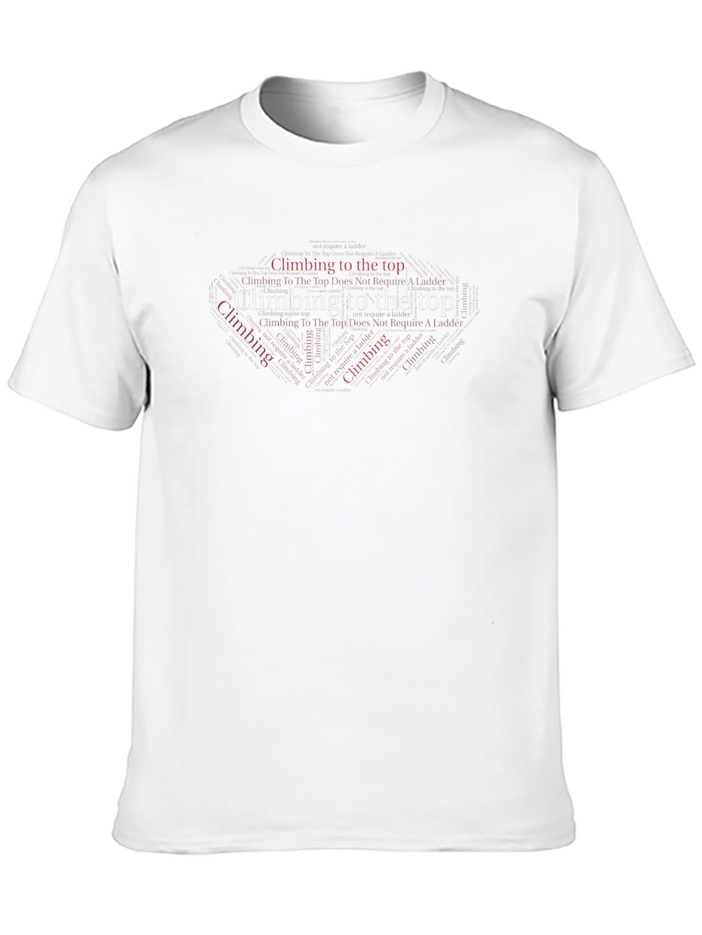 Climbing to the Top Black T-Shirt