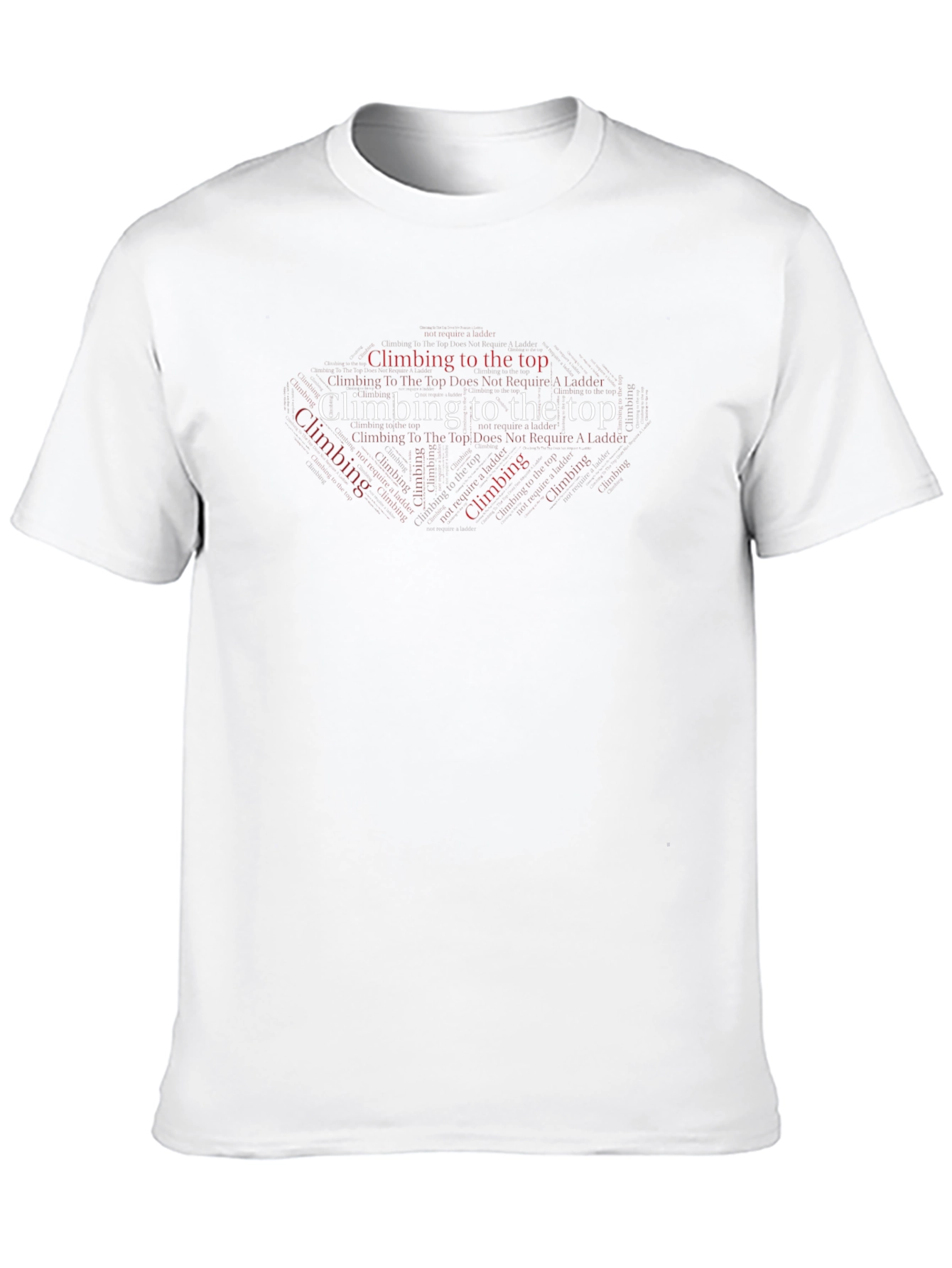 Climbing to the Top Black T-Shirt