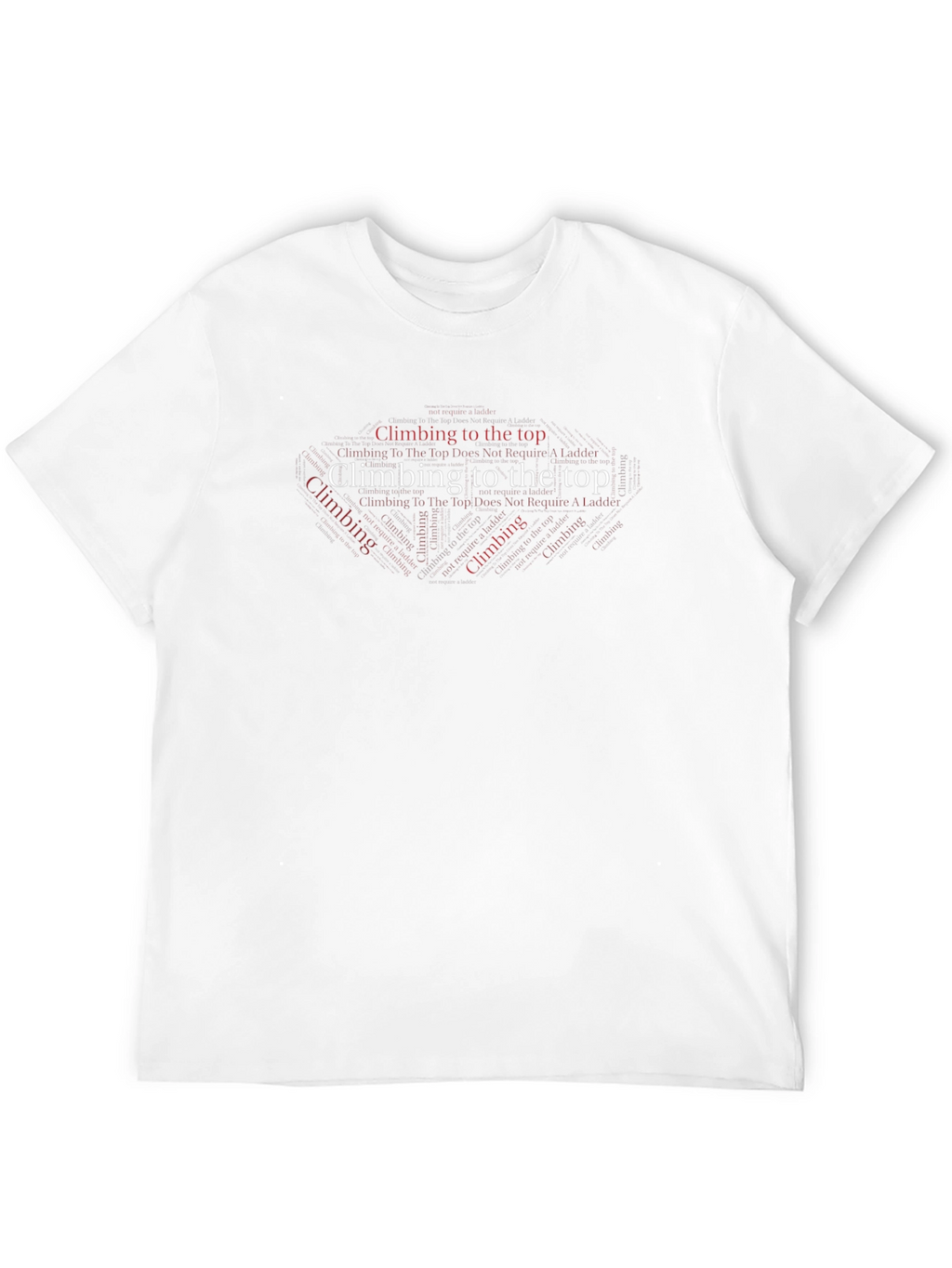 Climbing to the Top Black T-Shirt