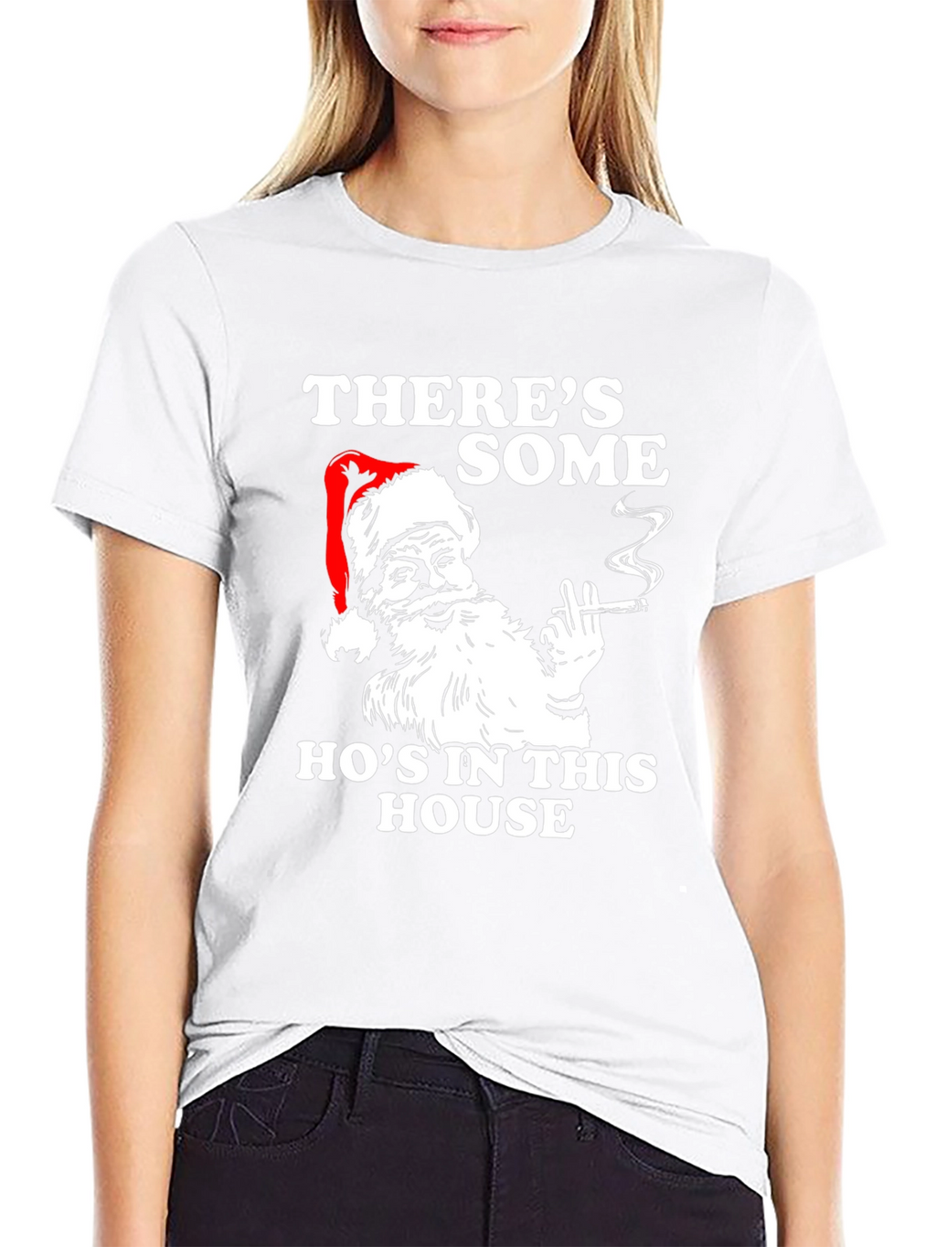 Funny Santa Hos in This House T-Shirt