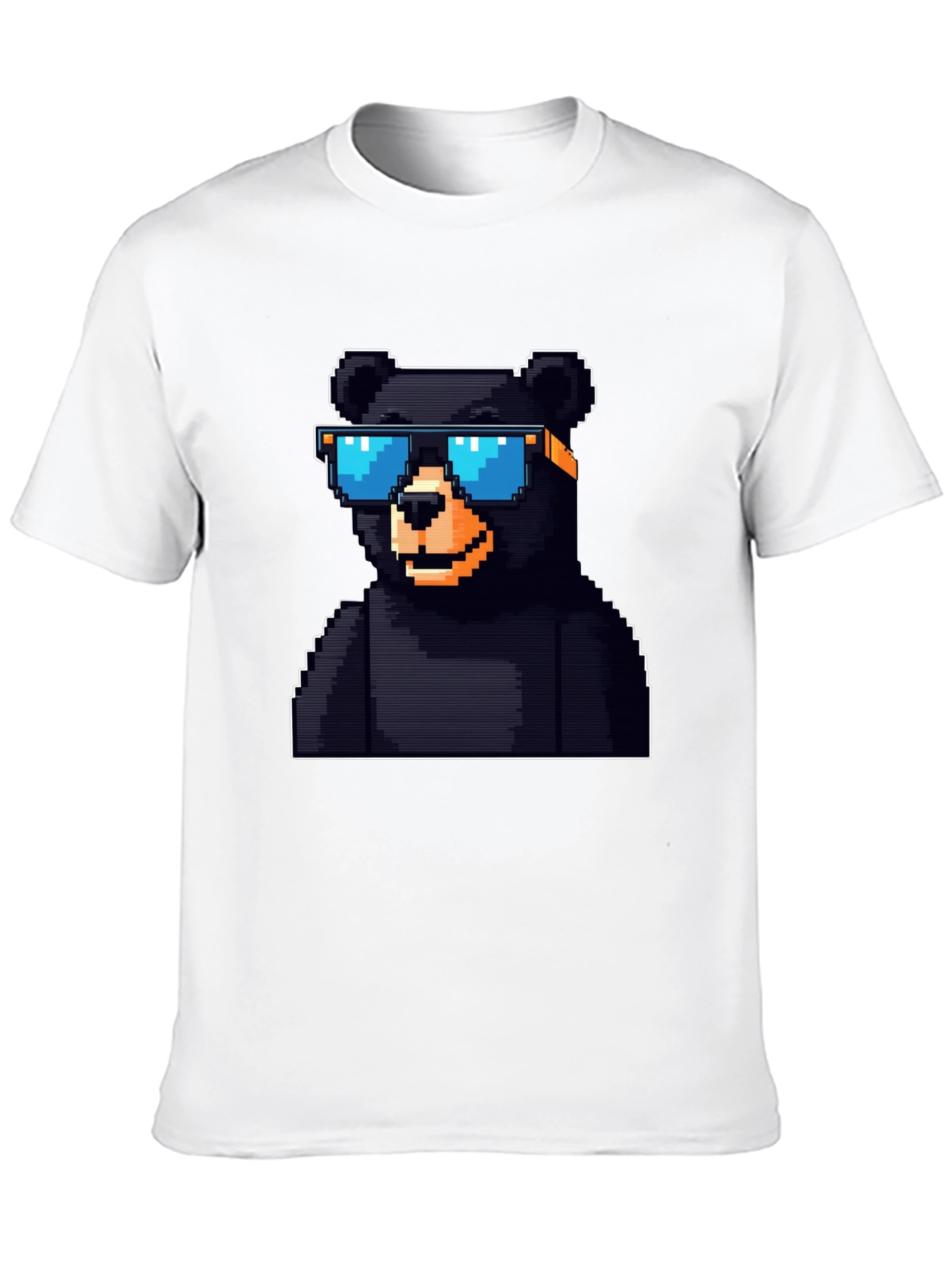 Pixel Bear T-Shirt - Black