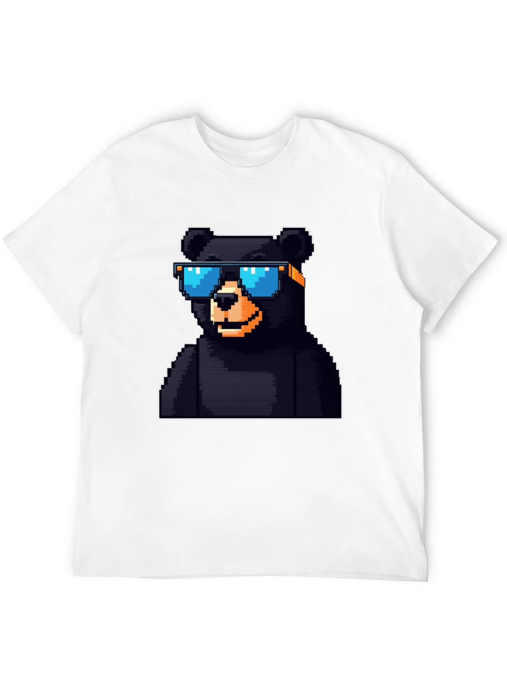 Pixel Bear T-Shirt - Black