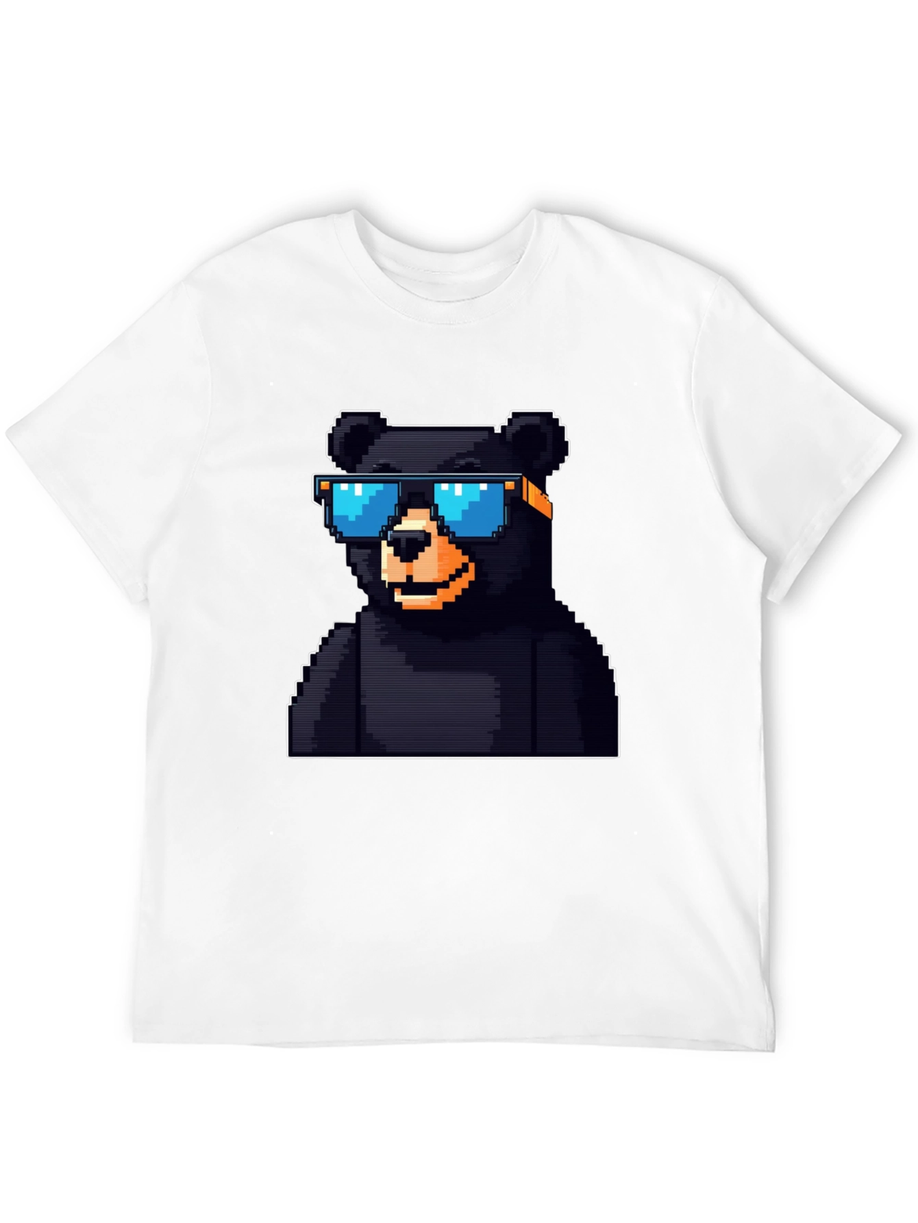 Pixel Bear T-Shirt - Black