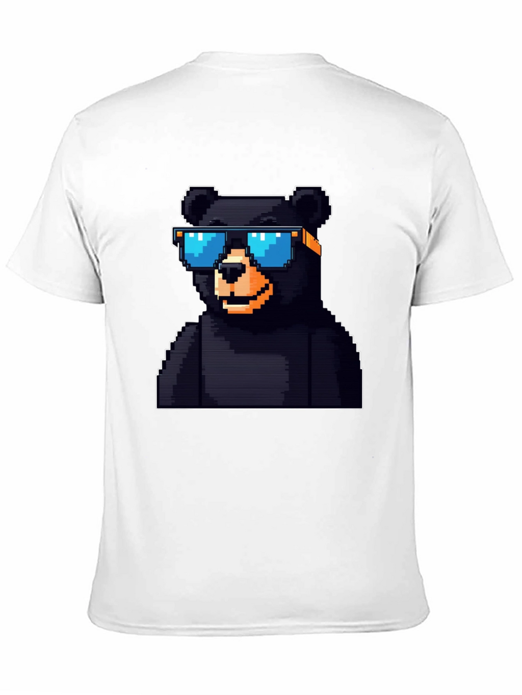 Pixel Bear T-Shirt - Black