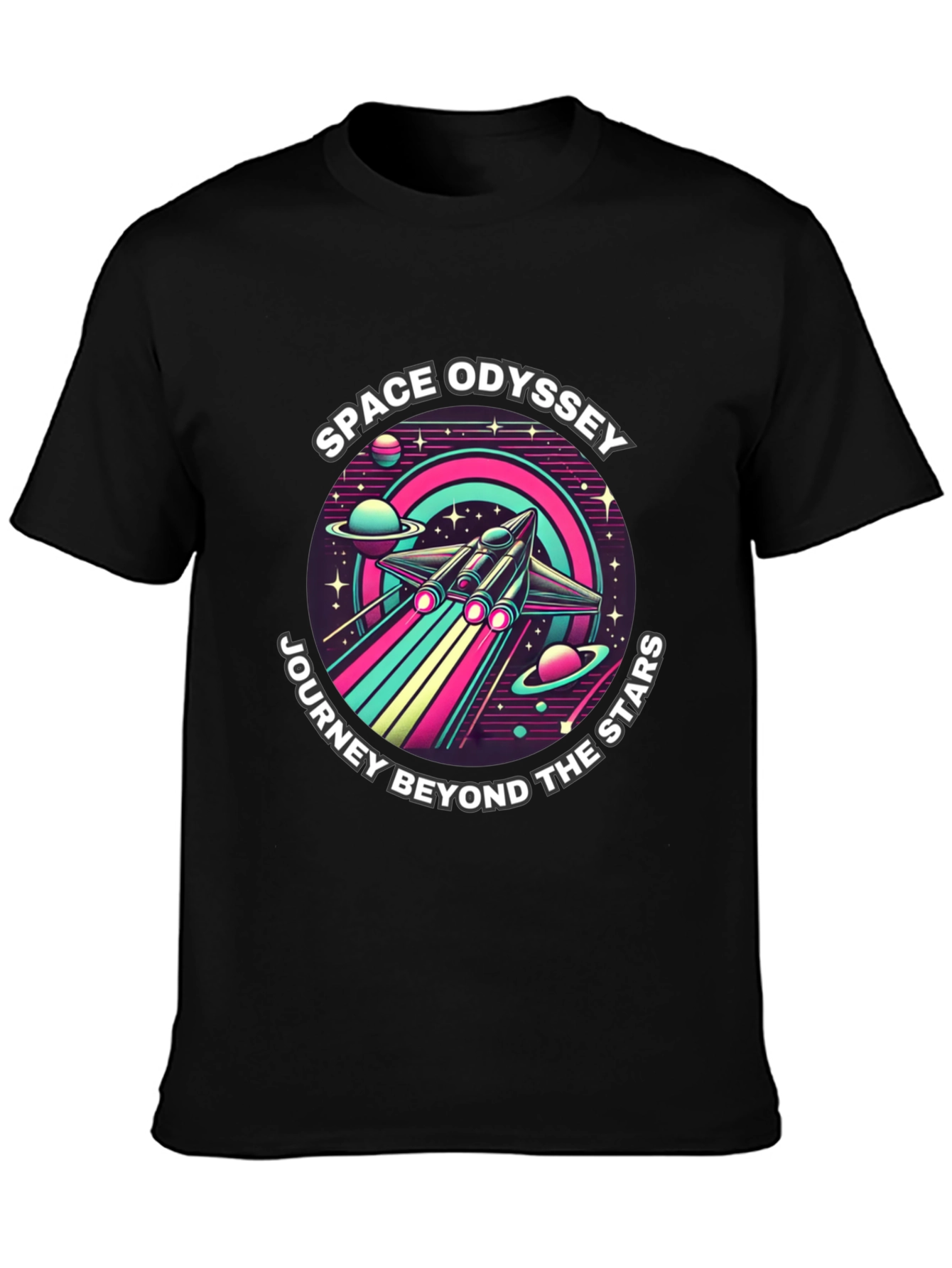 Space Odyssey T-Shirt - Journey Beyond the Stars