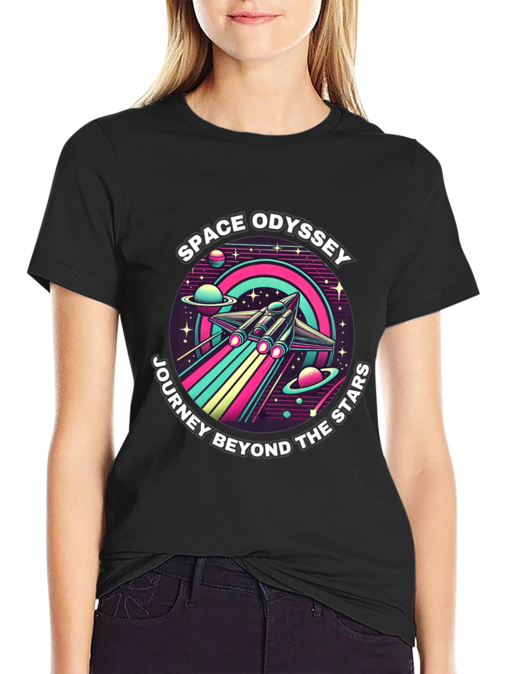 Space Odyssey T-Shirt - Journey Beyond the Stars