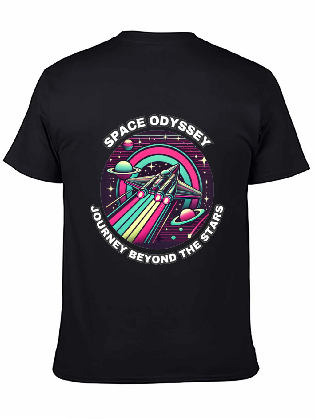Space Odyssey T-Shirt - Journey Beyond the Stars