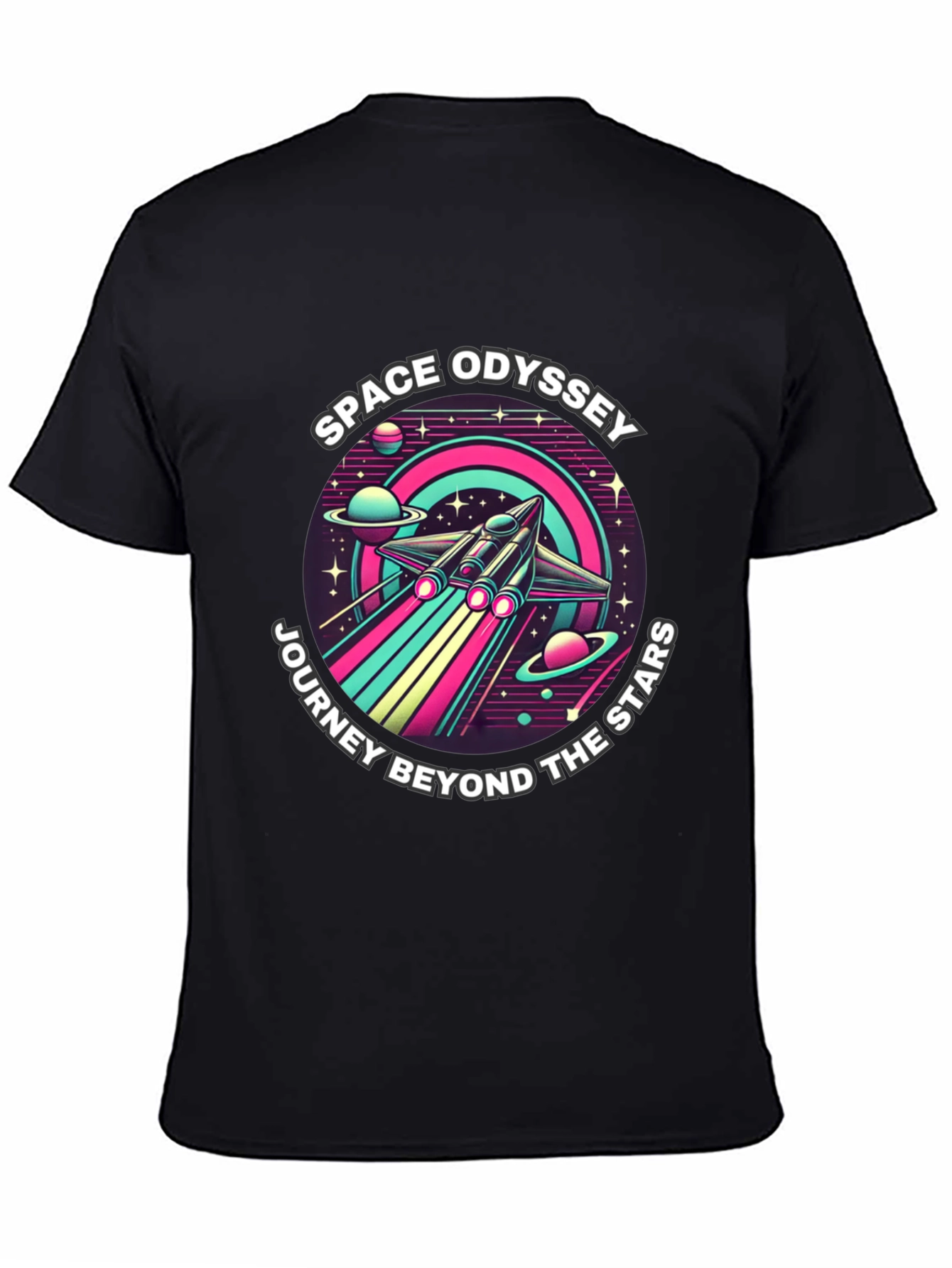 Space Odyssey T-Shirt - Journey Beyond the Stars