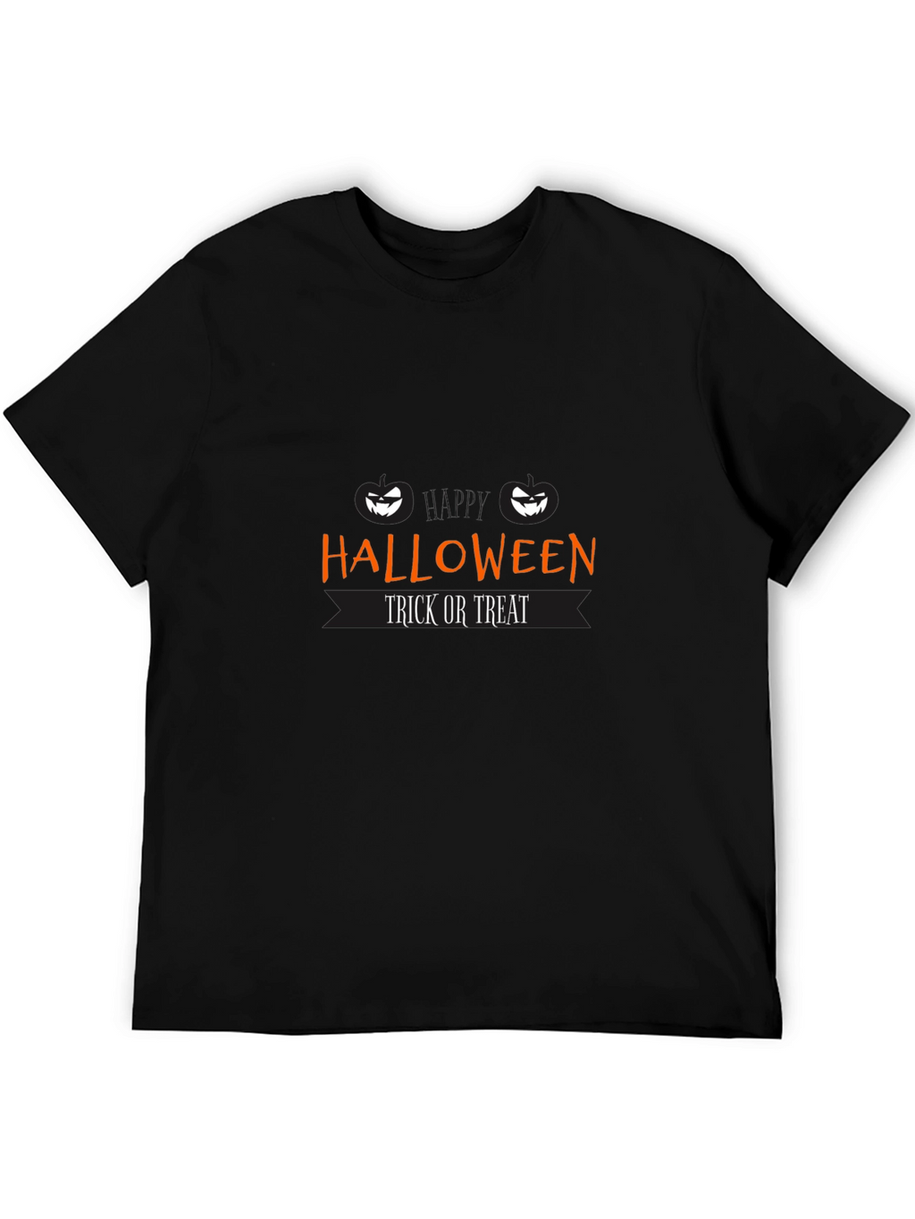 Halloween Trick or Treat Black T-Shirt