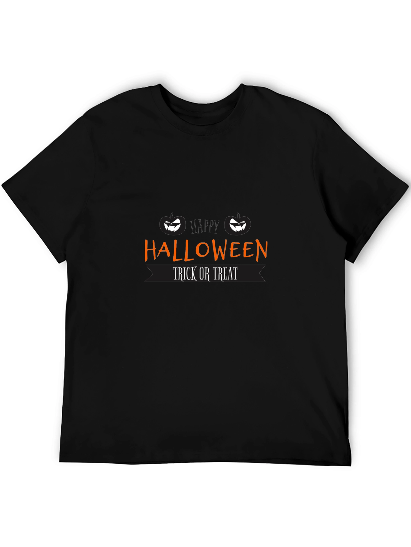 Halloween Trick or Treat Black T-Shirt