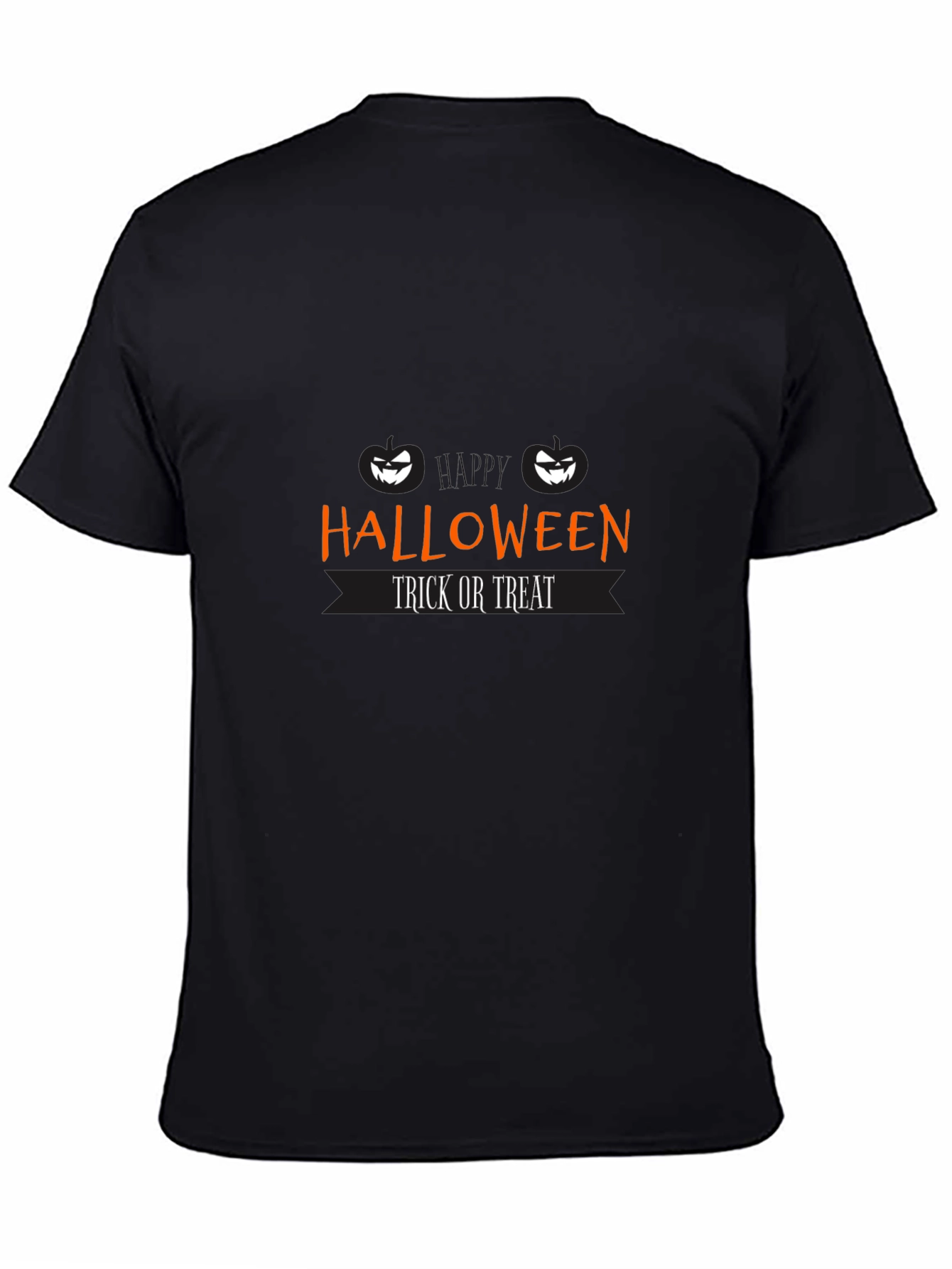 Halloween Trick or Treat Black T-Shirt
