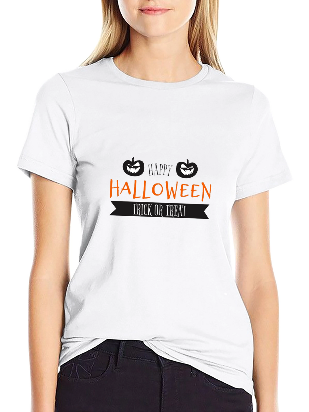 Halloween Trick or Treat Black T-Shirt