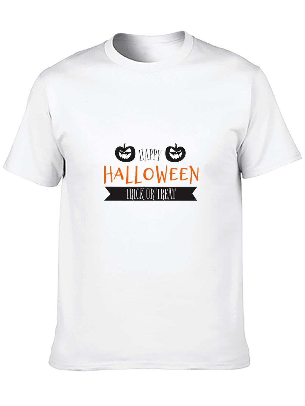 Halloween Trick or Treat Black T-Shirt
