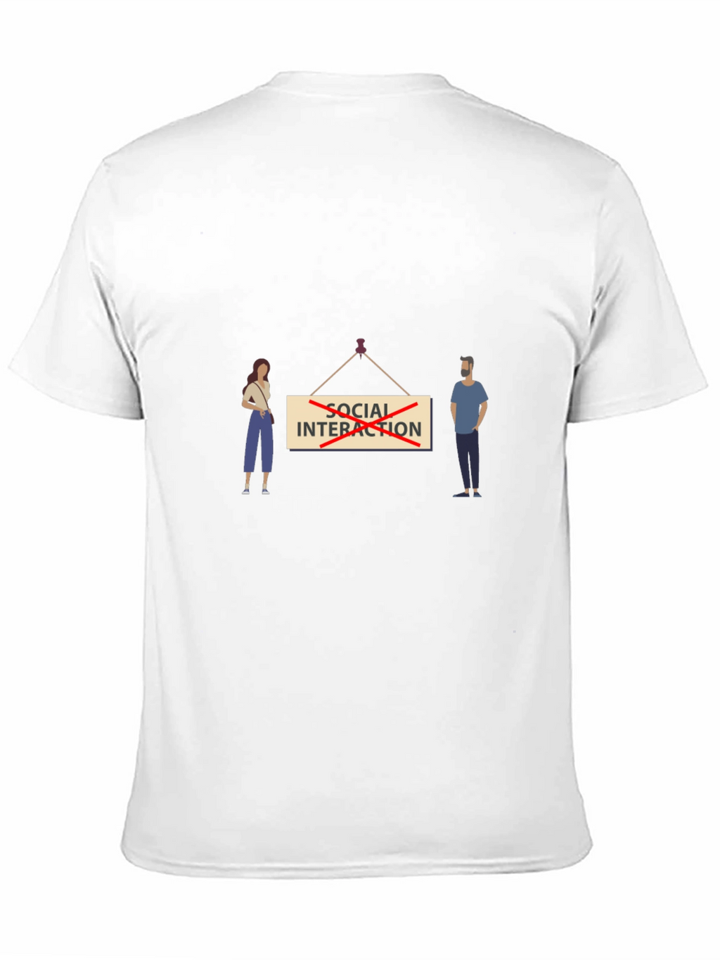 Social Distancing T-Shirt - Funny Pandemic Tee