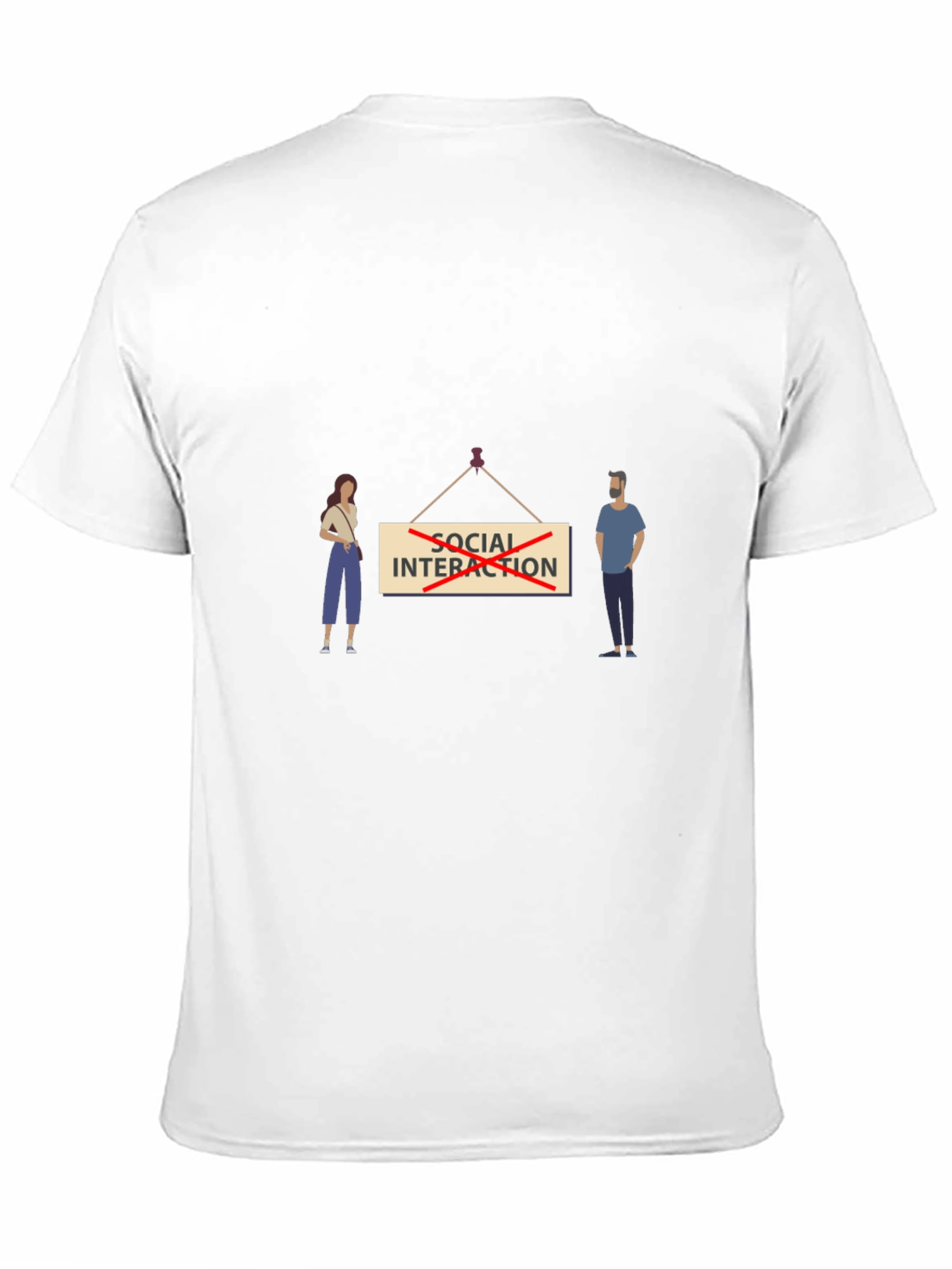 Social Distancing T-Shirt - Funny Pandemic Tee