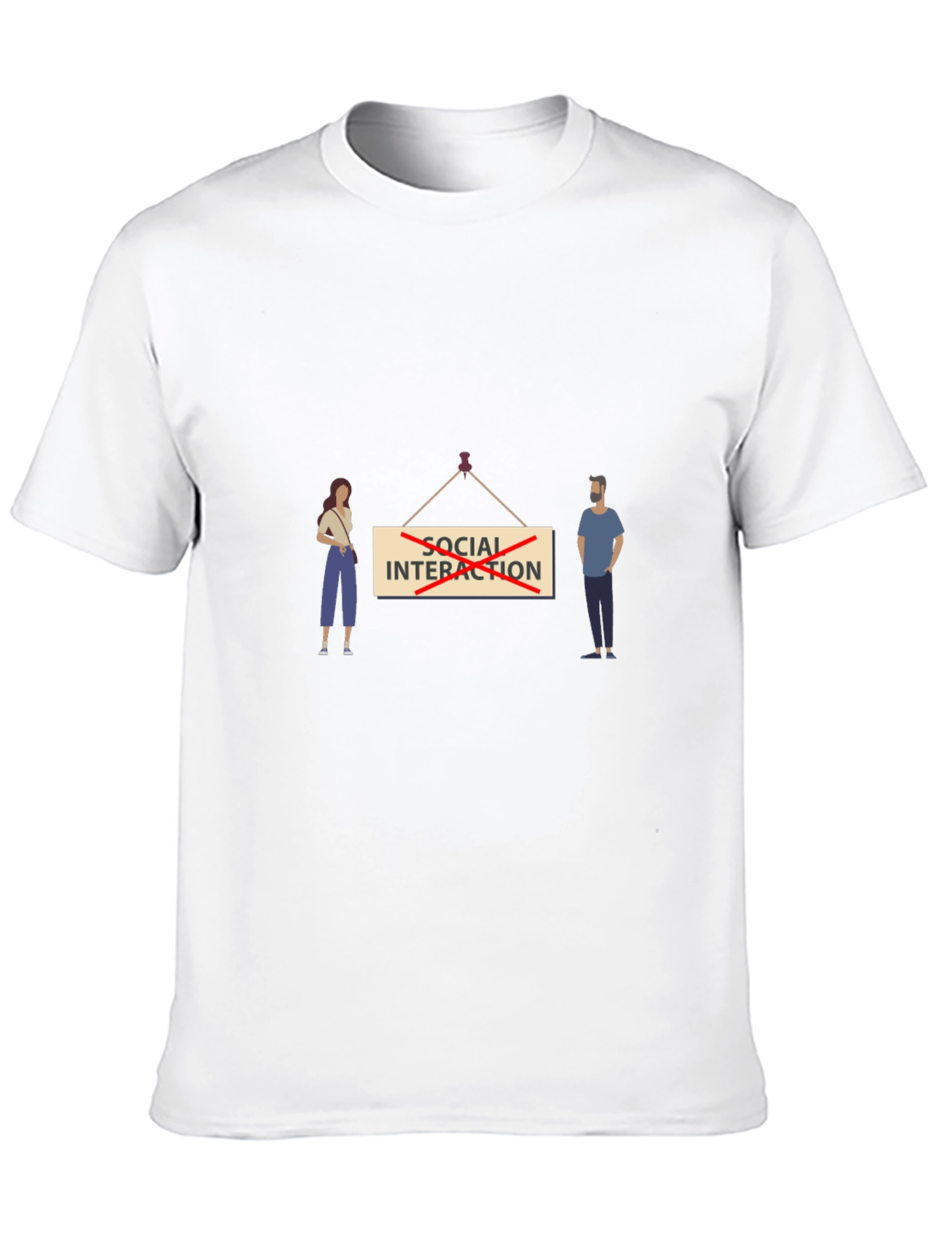 Social Distancing T-Shirt - Funny Pandemic Tee