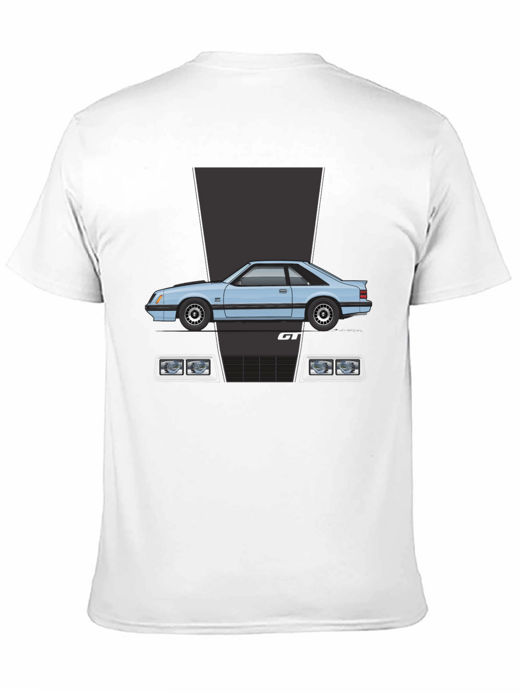 Retro Mustang GT T-Shirt - Classic Car Tee