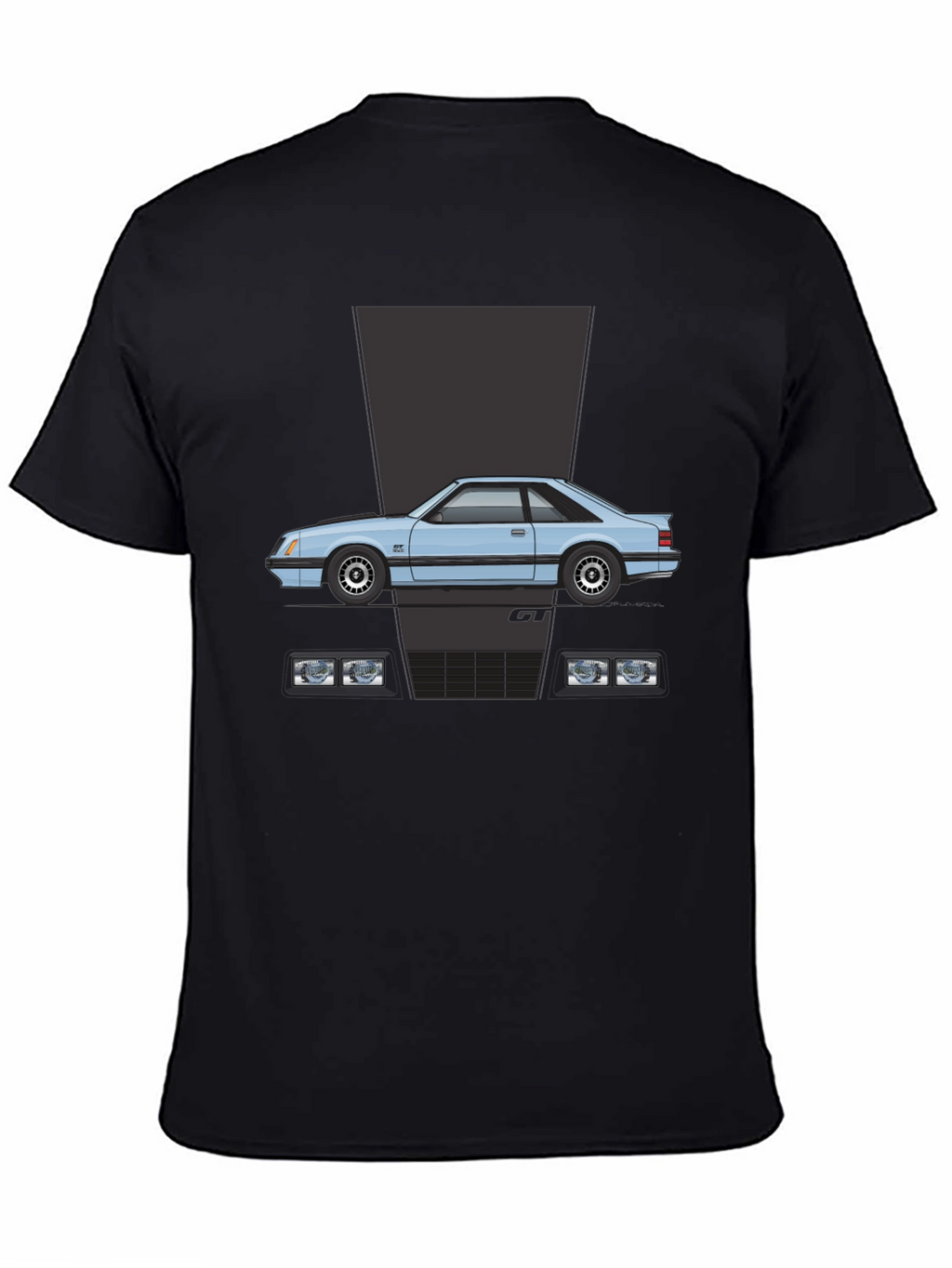 Retro Mustang GT T-Shirt - Classic Car Tee
