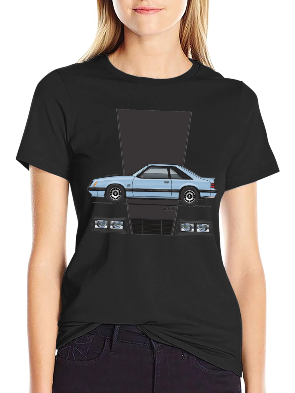 Retro Mustang GT T-Shirt - Classic Car Tee
