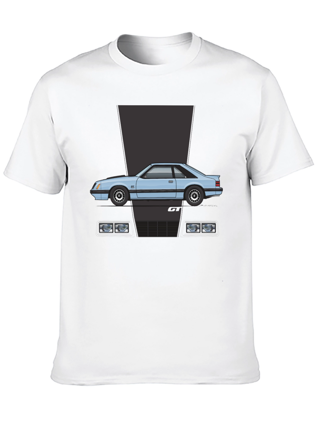 Retro Mustang GT T-Shirt - Classic Car Tee