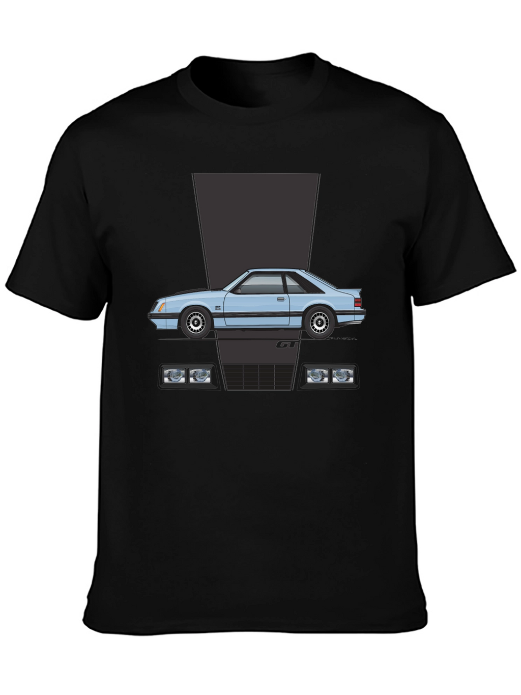 Retro Mustang GT T-Shirt - Classic Car Tee