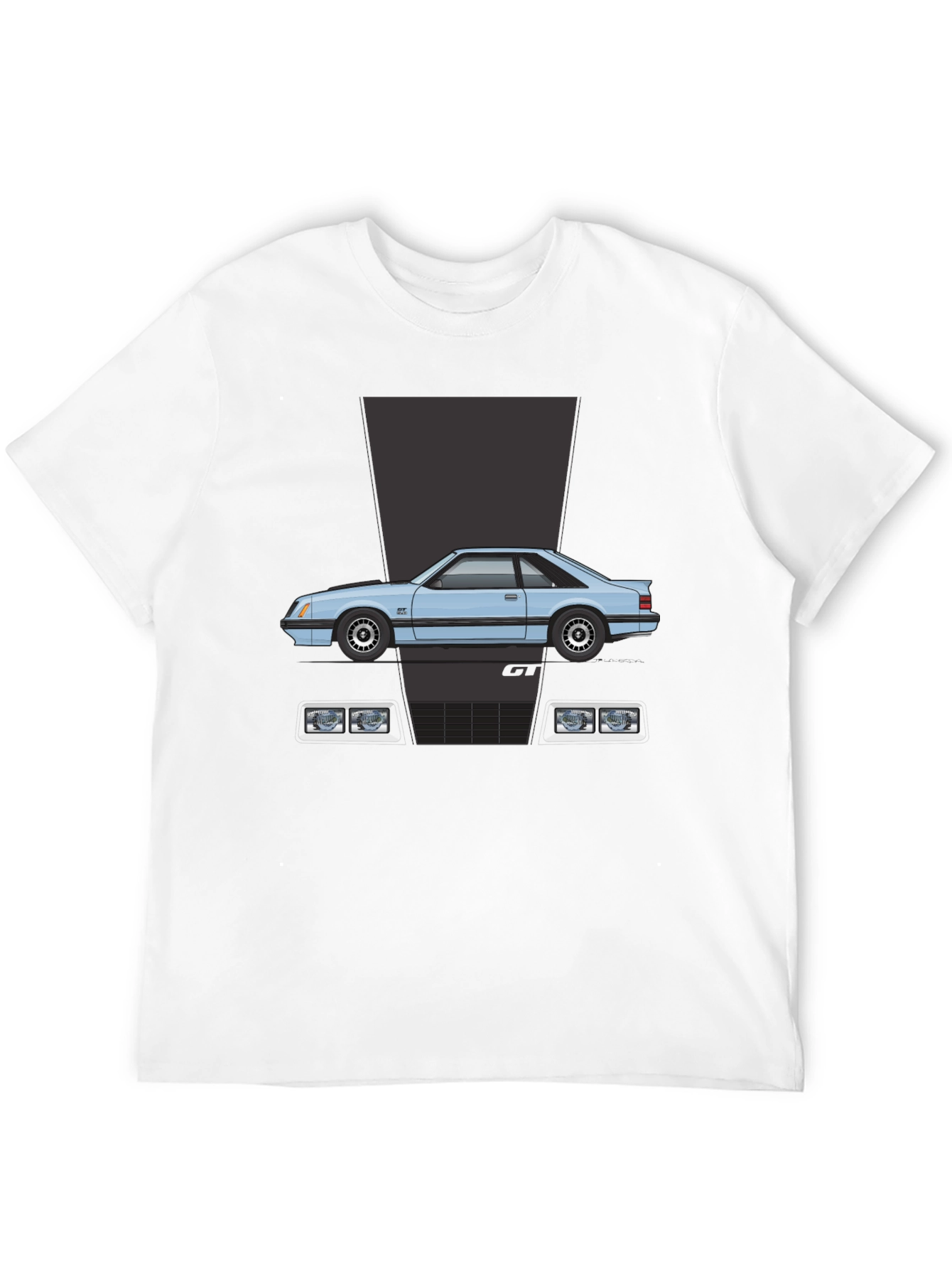 Retro Mustang GT T-Shirt - Classic Car Tee
