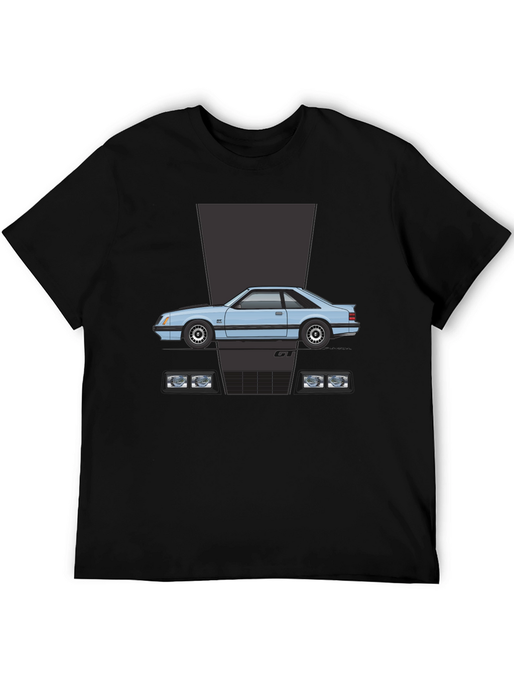 Retro Mustang GT T-Shirt - Classic Car Tee