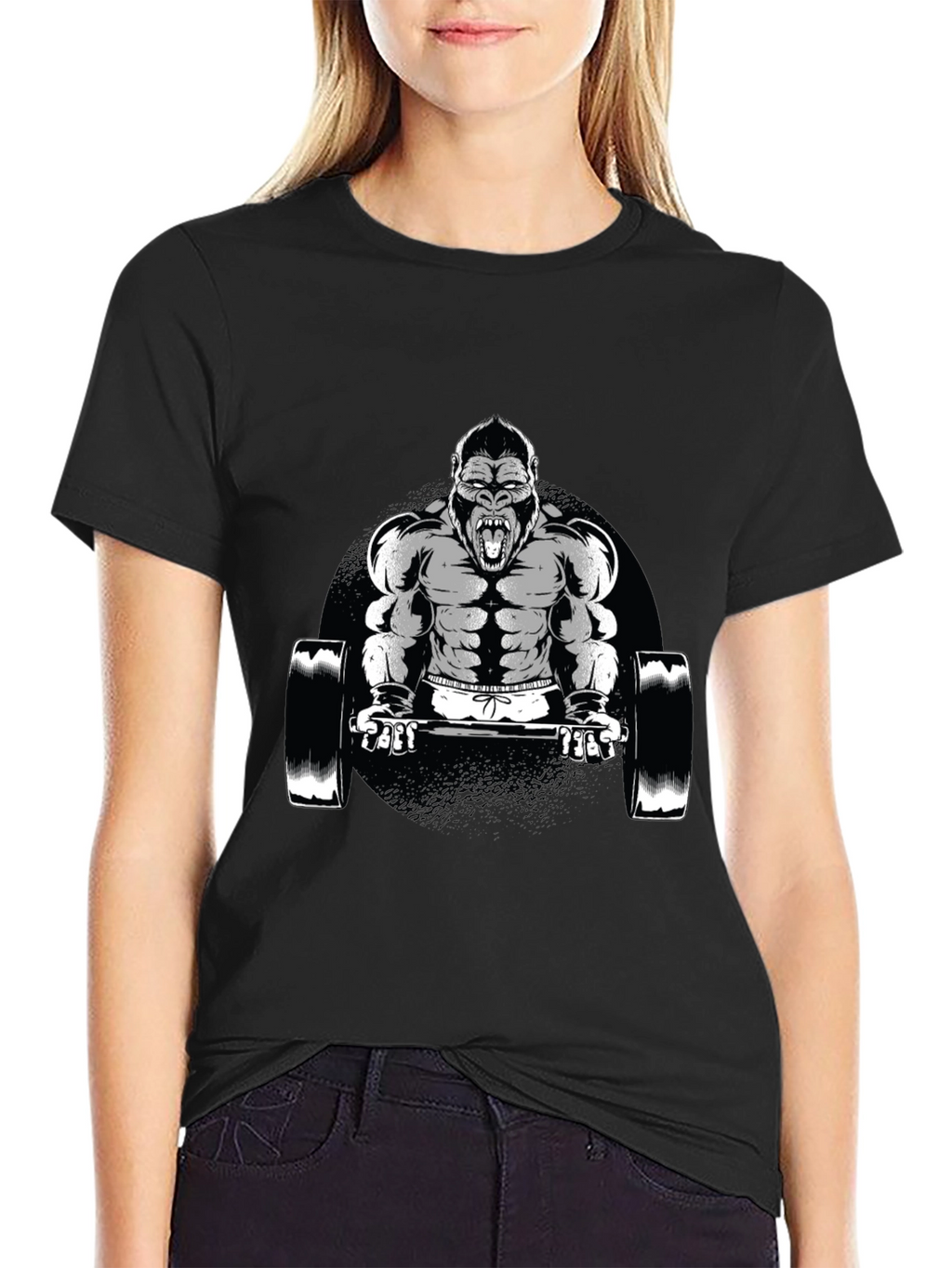 Gorilla Gym Black T-Shirt