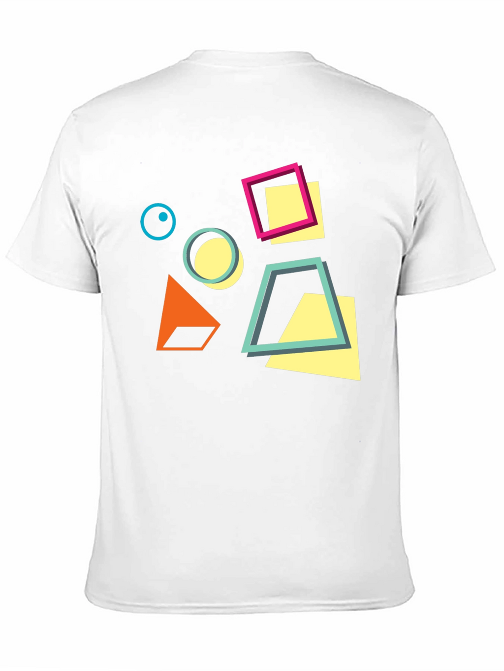Geometric Design Black T-Shirt