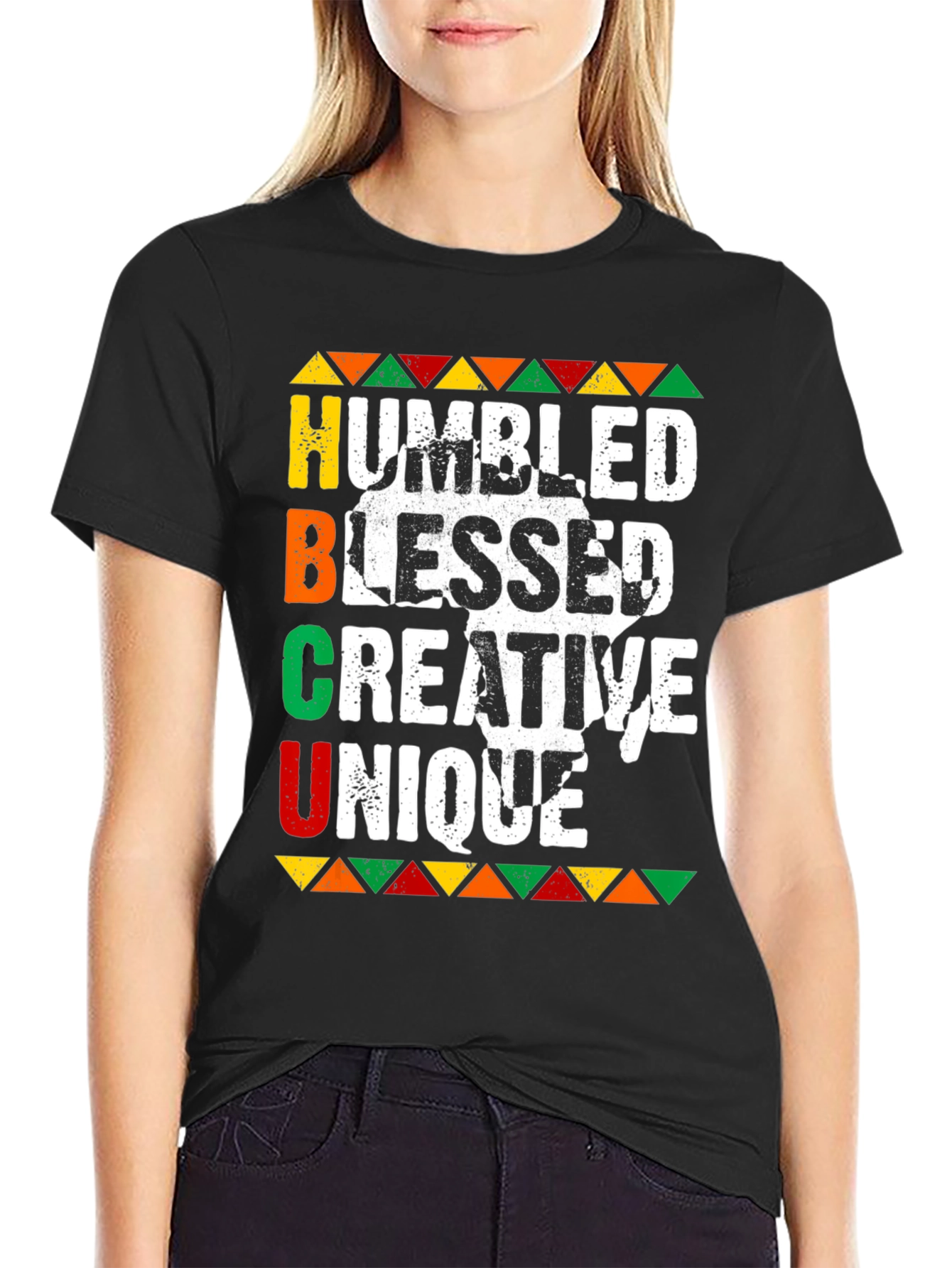 Humbled Blessed Creative Unique HBCU T-Shirt