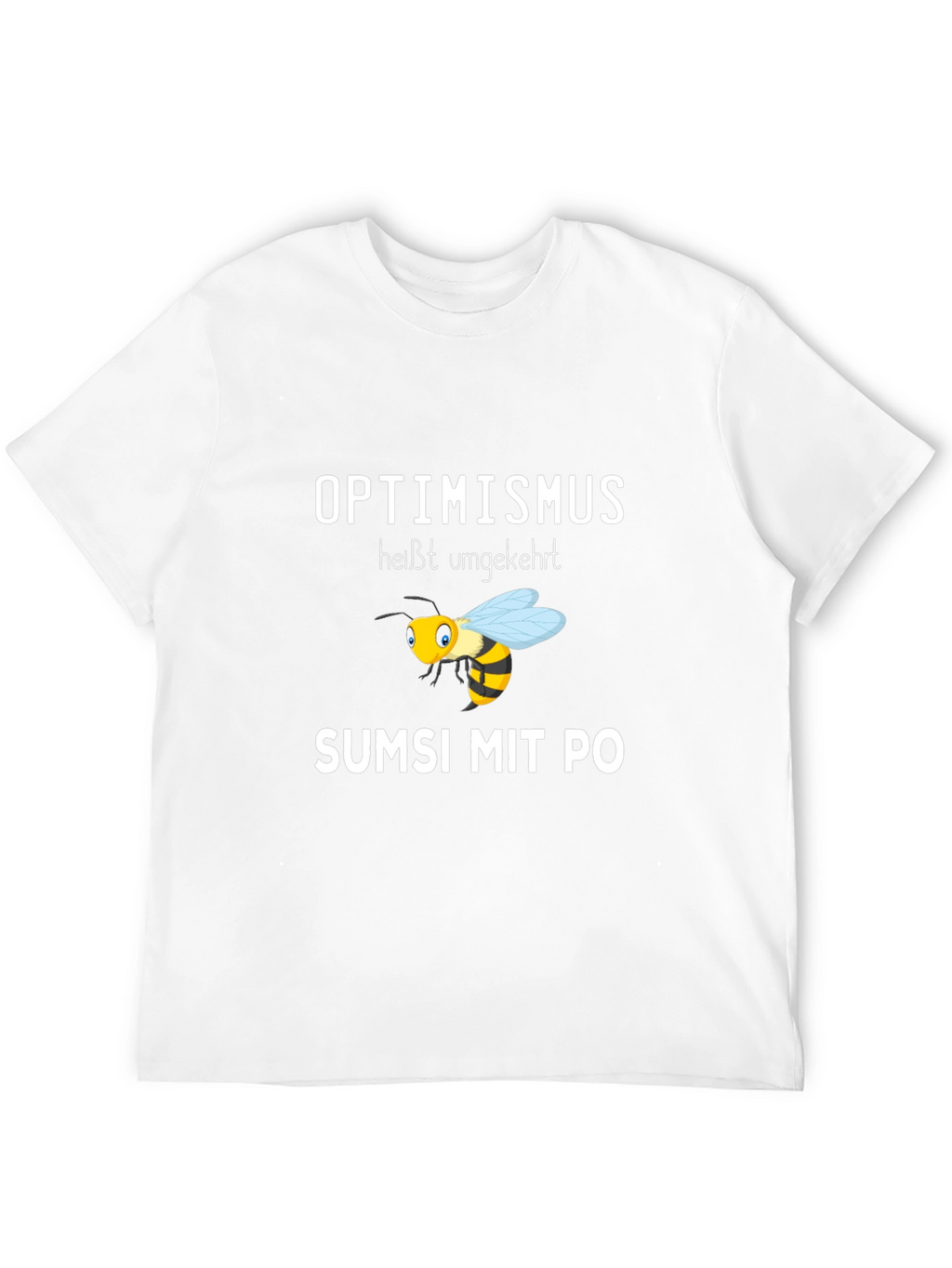 Optimismus Bee Black T-Shirt