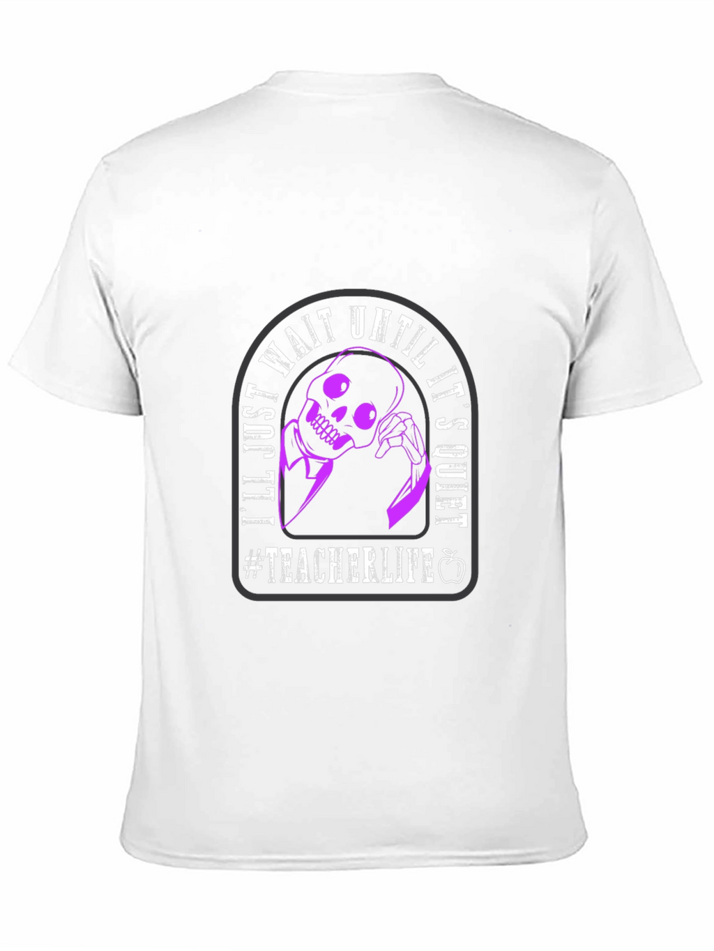 Teacher Life Skeleton Graphic T-Shirt