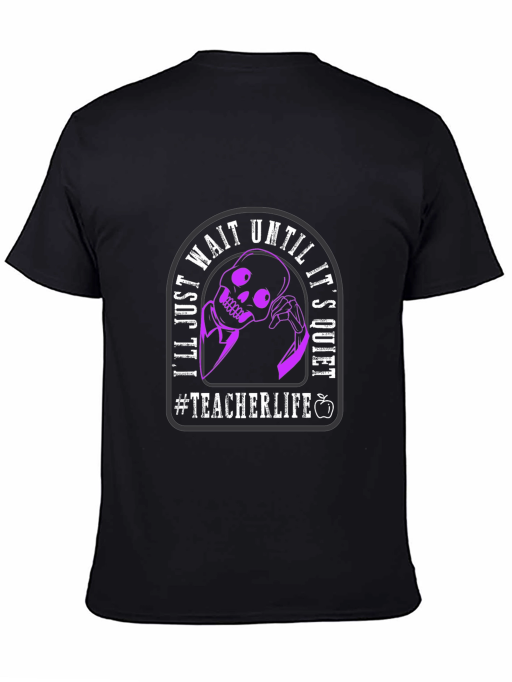 Teacher Life Skeleton Graphic T-Shirt
