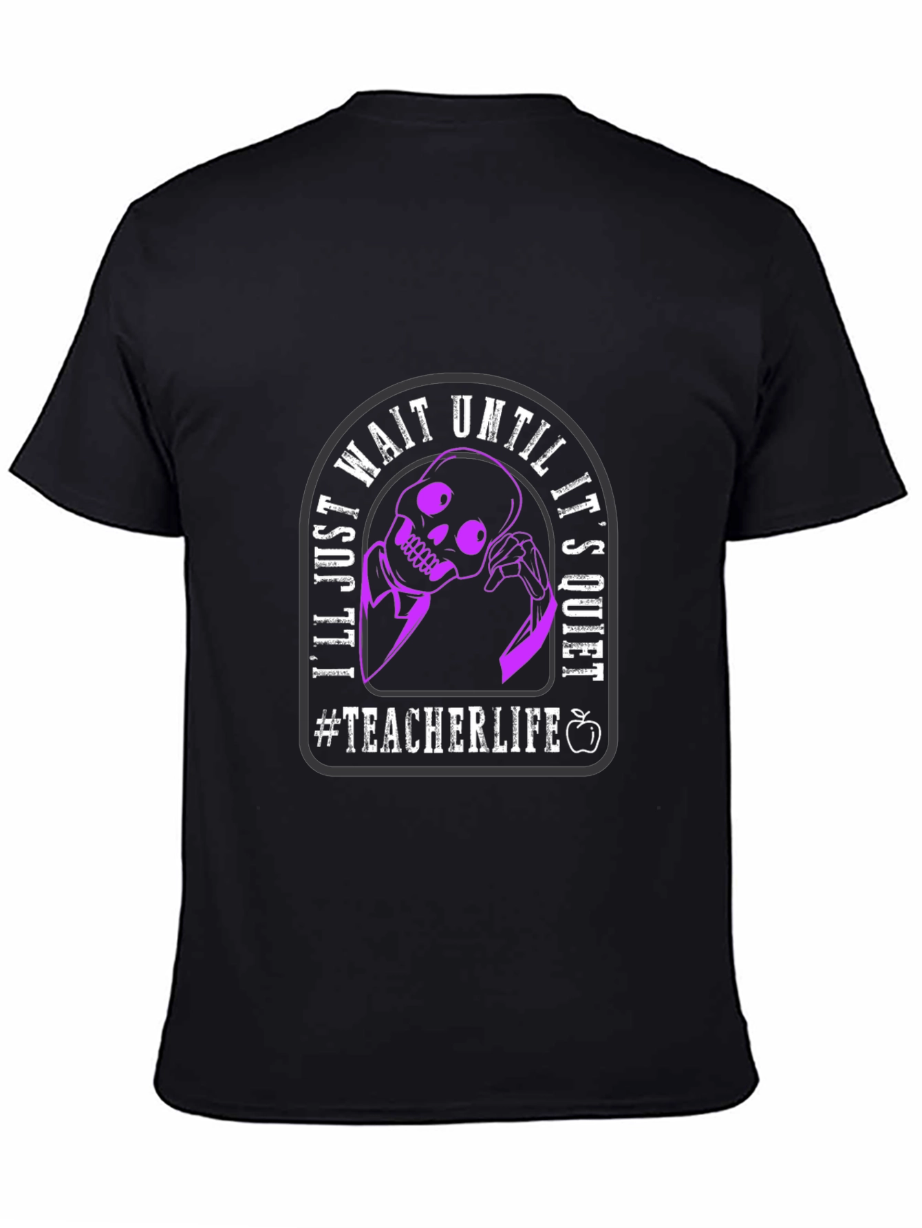 Teacher Life Skeleton Graphic T-Shirt