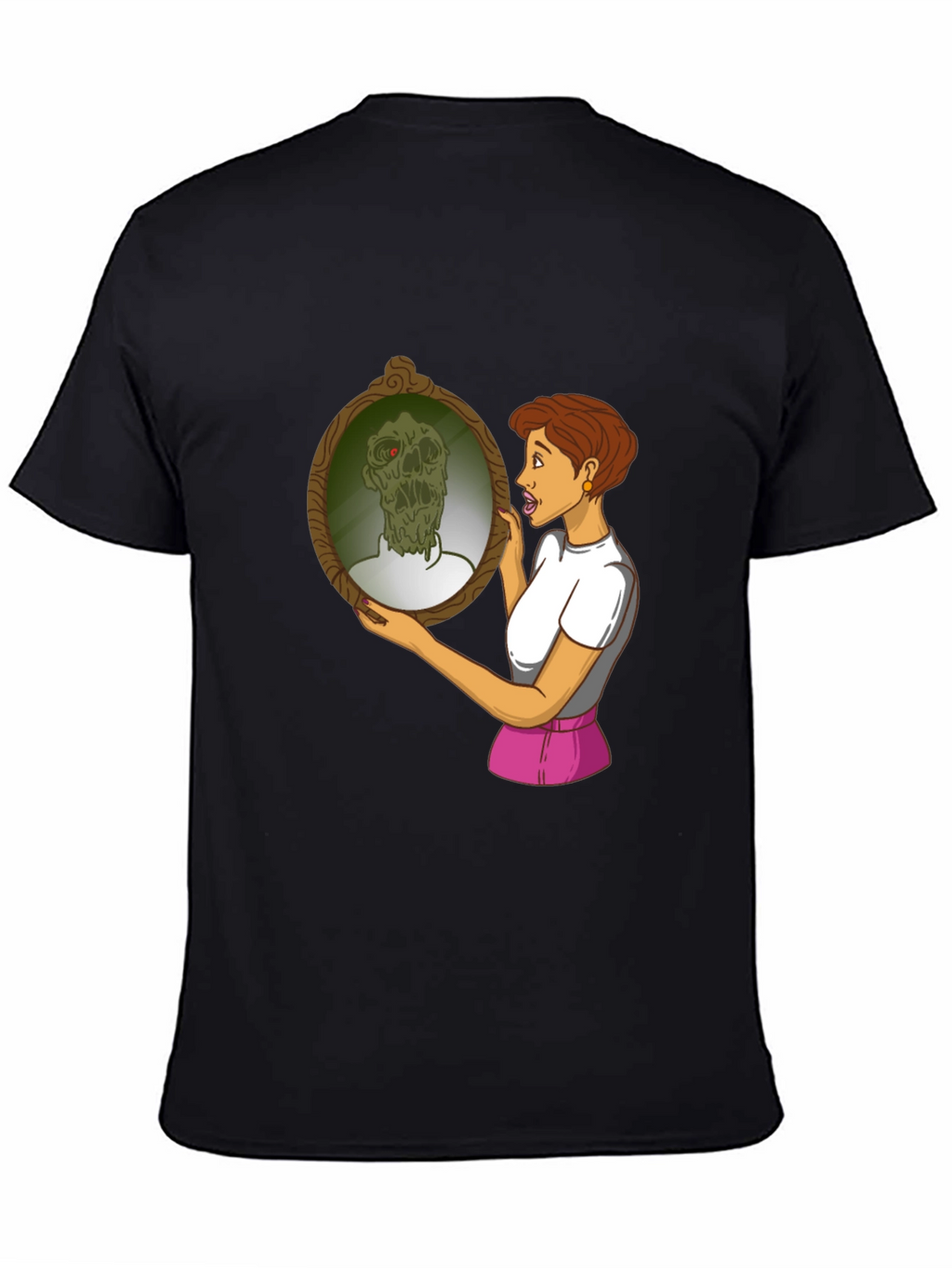 Zombie Mirror T-Shirt - Funny Graphic Tee