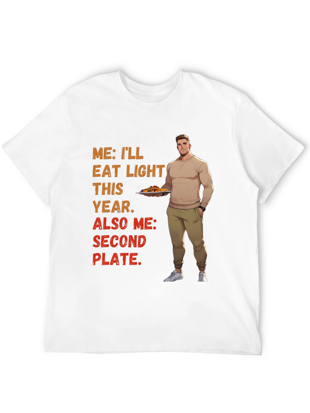 Funny Second Plate T-Shirt