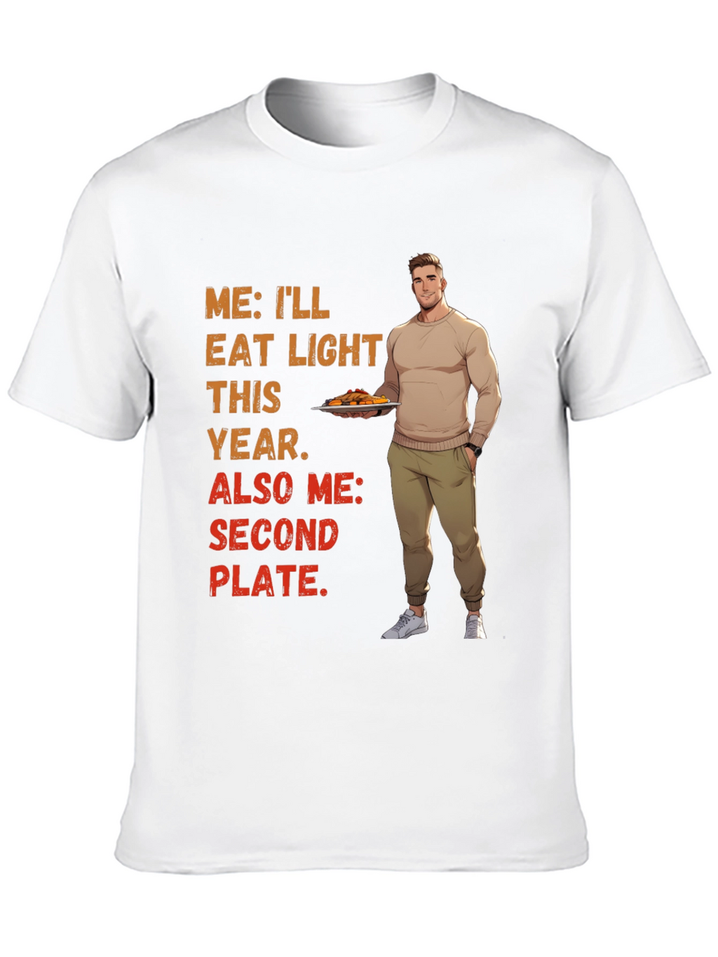Funny Second Plate T-Shirt