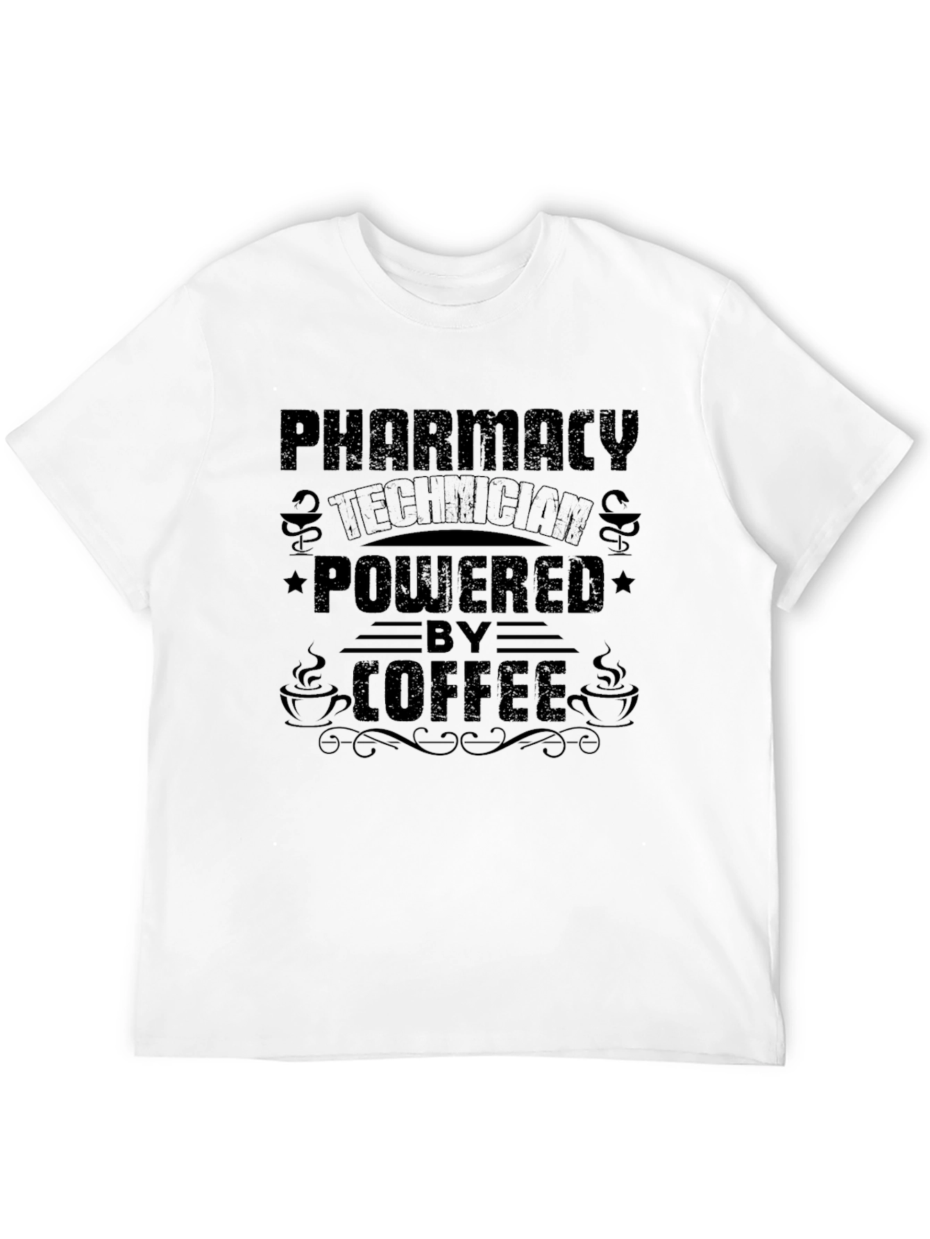 Pharmacy Technician Coffee Powered T-Shirt