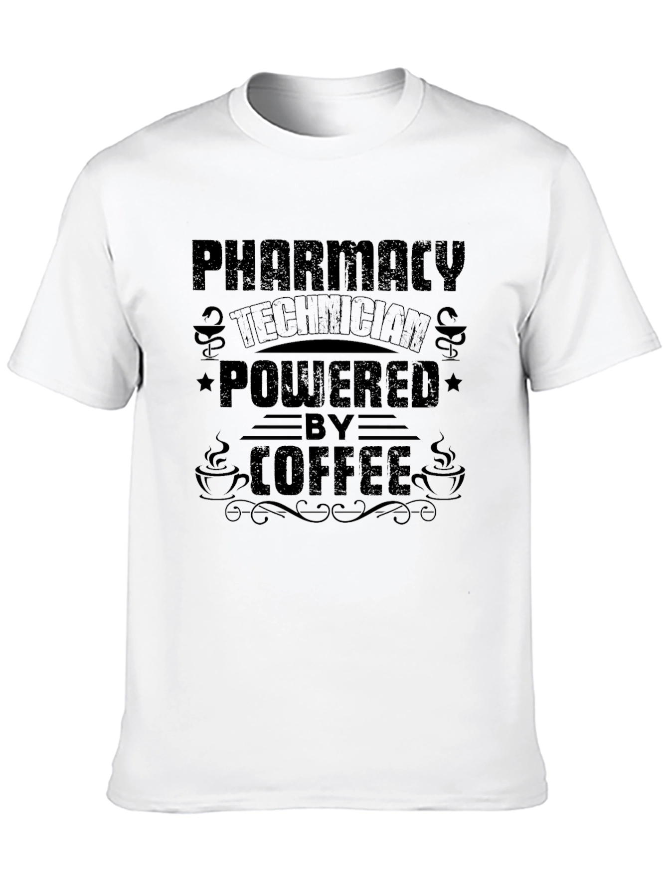 Pharmacy Technician Coffee Powered T-Shirt