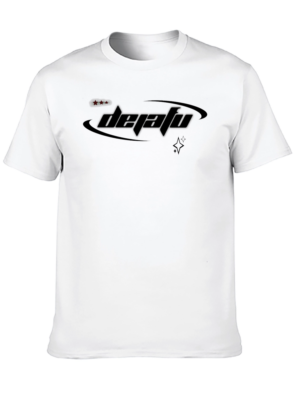 DejaVu Graphic Tee - Black Cotton Blend