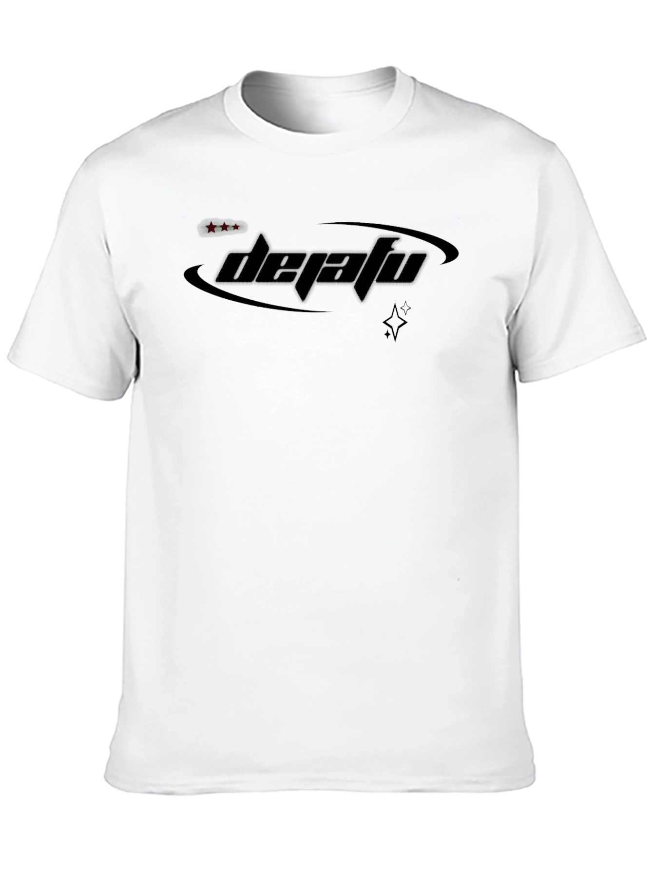 DejaVu Graphic Tee - Black Cotton Blend