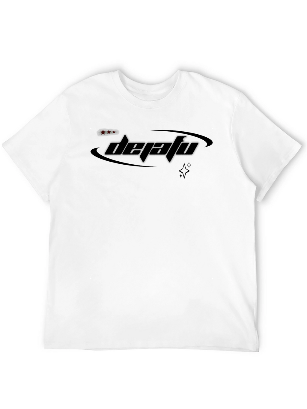 DejaVu Graphic Tee - Black Cotton Blend